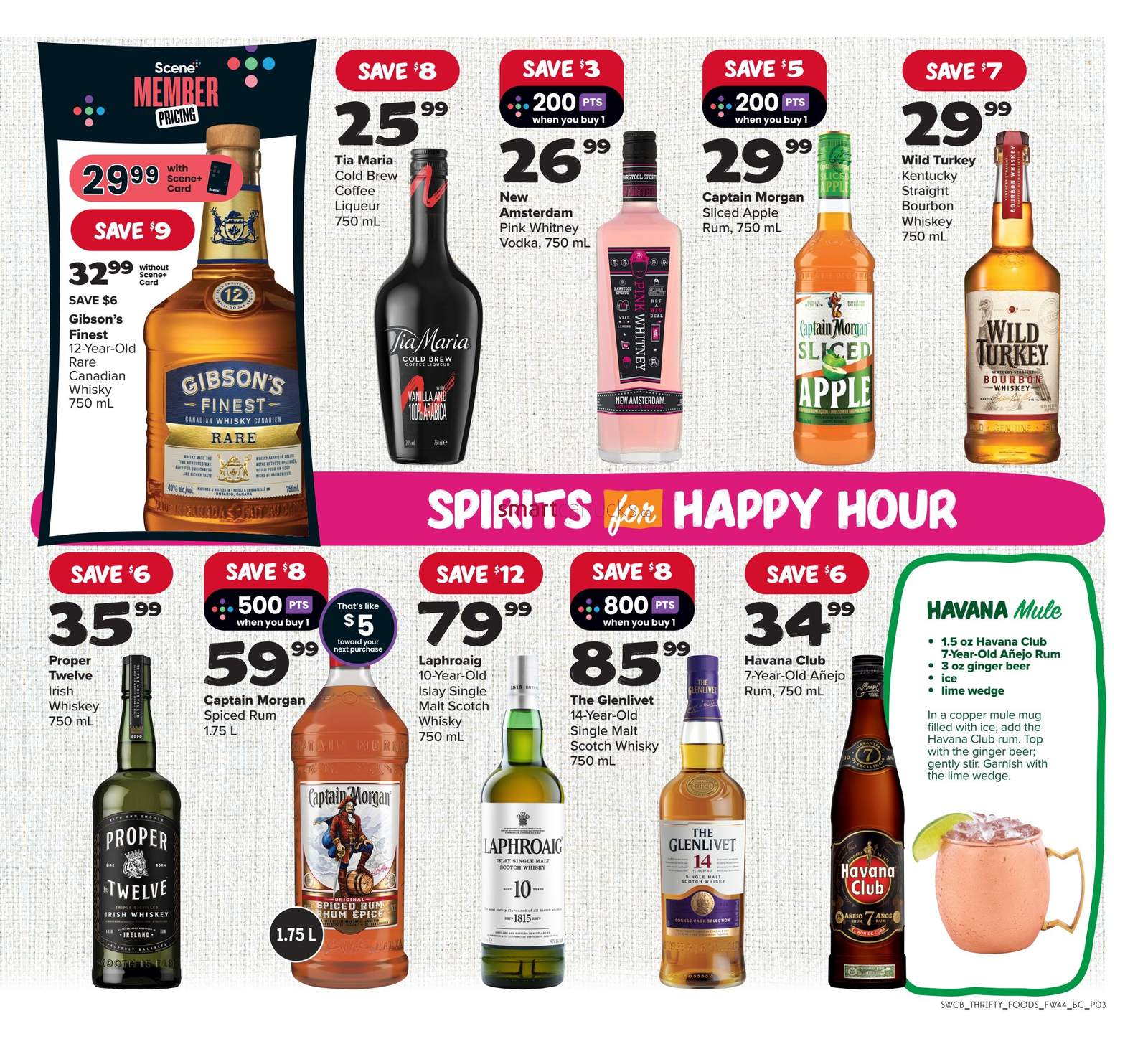 Thrifty Foods Liquor Flyer February To March