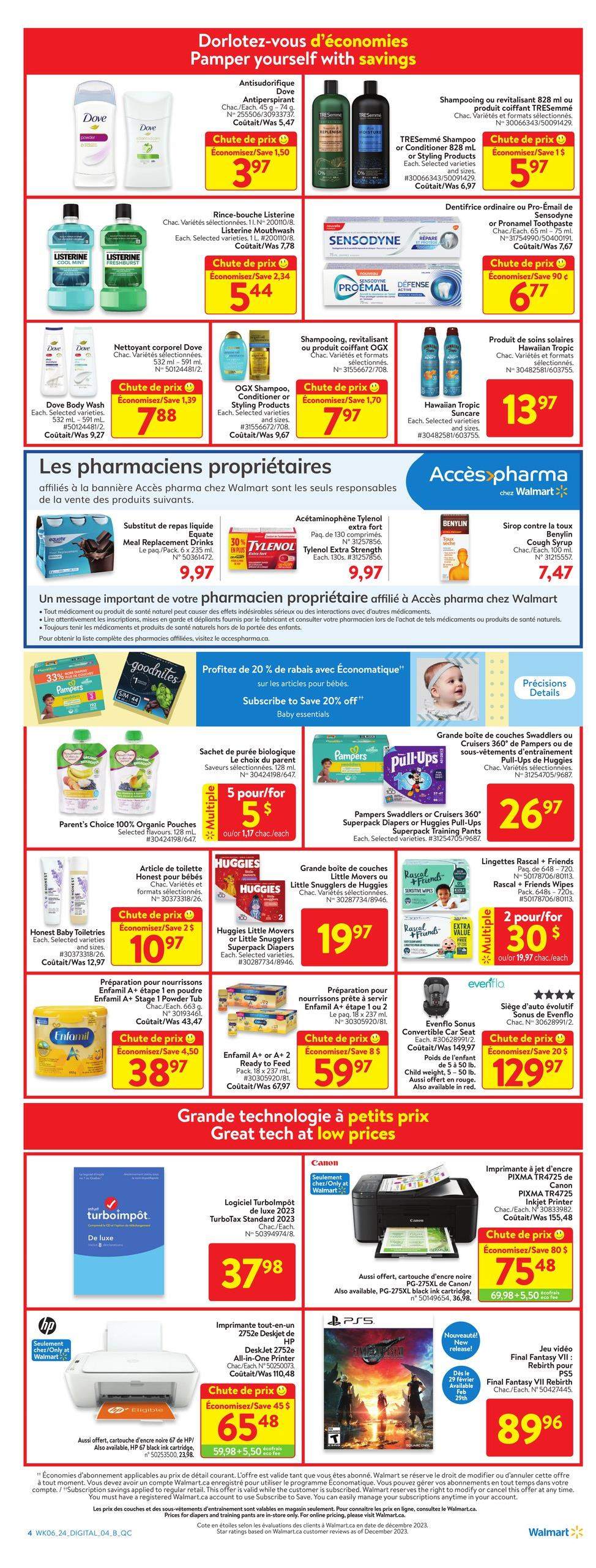 Walmart (QC) Flyer February 29 to March 6