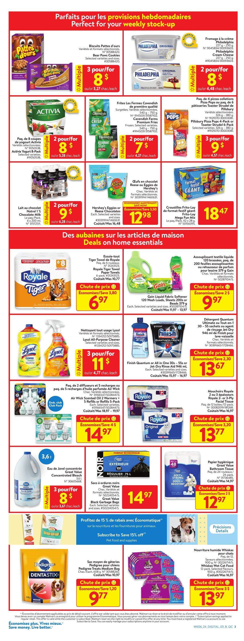 Walmart (QC) Flyer February 29 to March 6