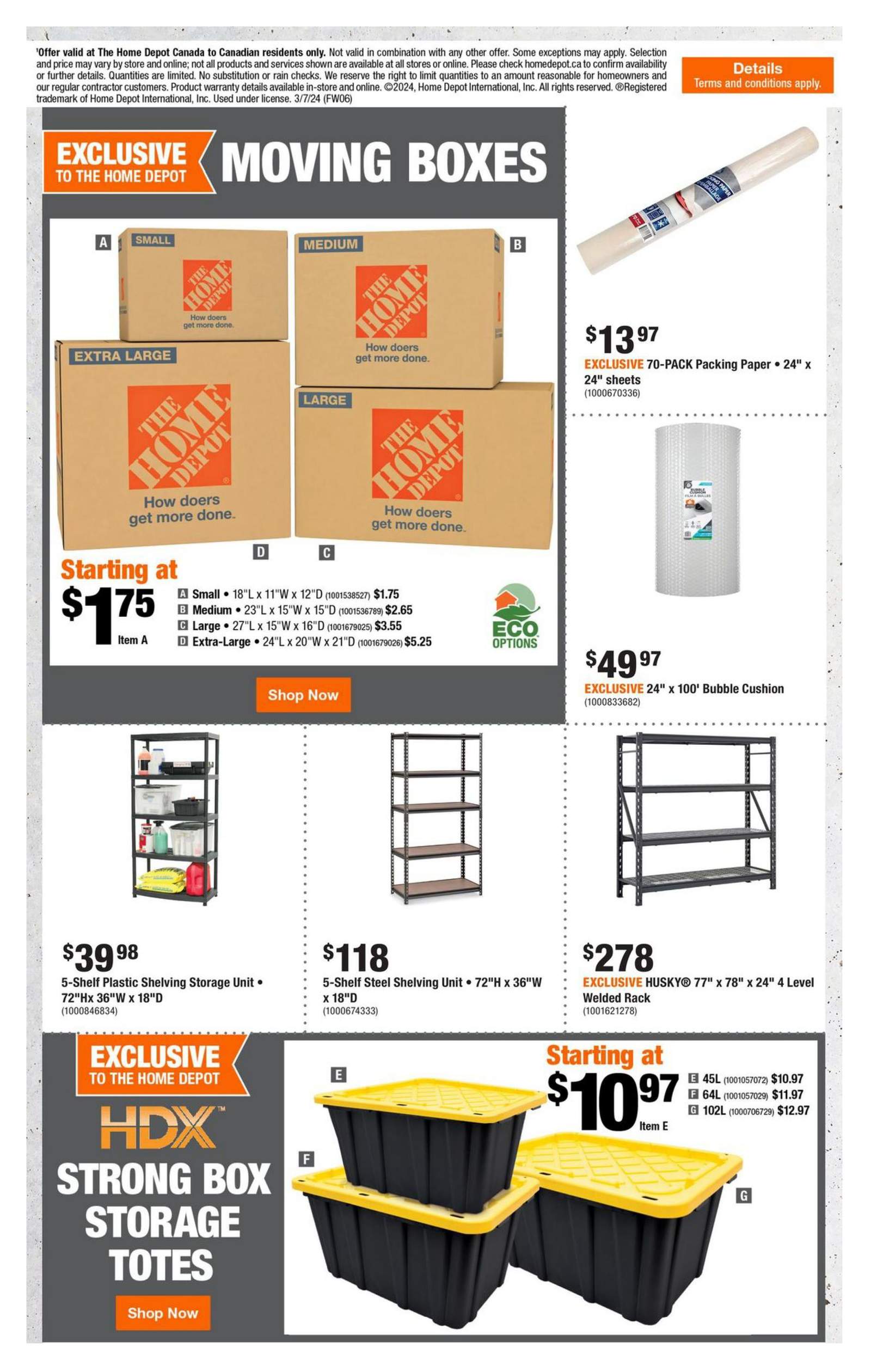 Home Depot (ON) Flyer March 7 to 13