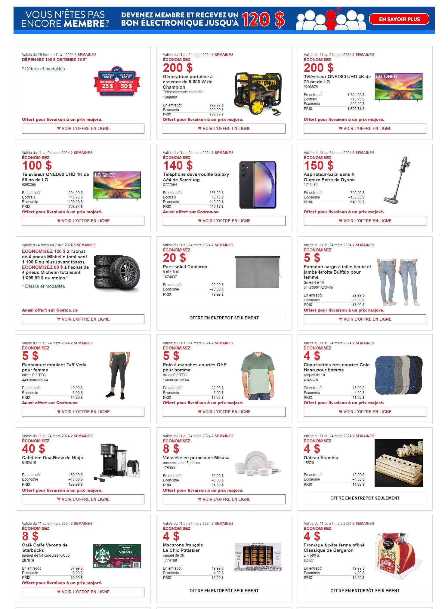 Costco sale Items & Flyer sales March 20th - 26th 2023 – Ontario