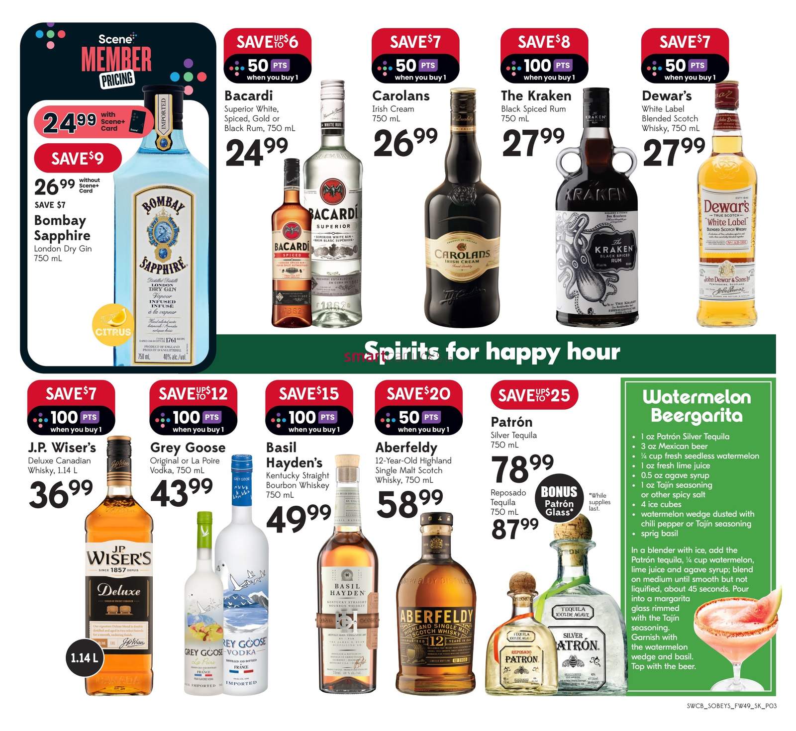 Sobeys (SK) Liquor Flyer April 4 to 10