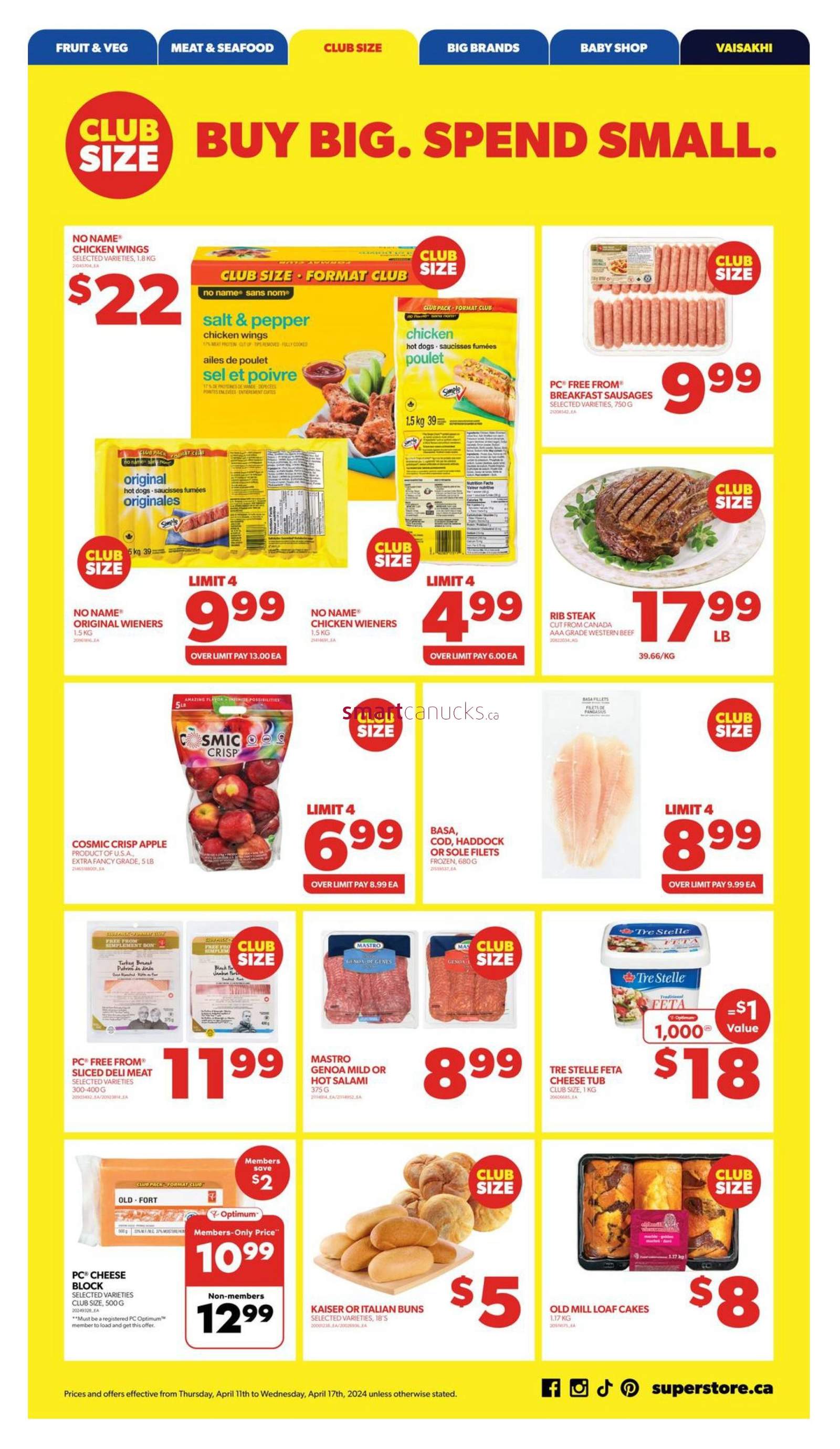 Real Canadian Superstore (West) Flyer April 11 to 17
