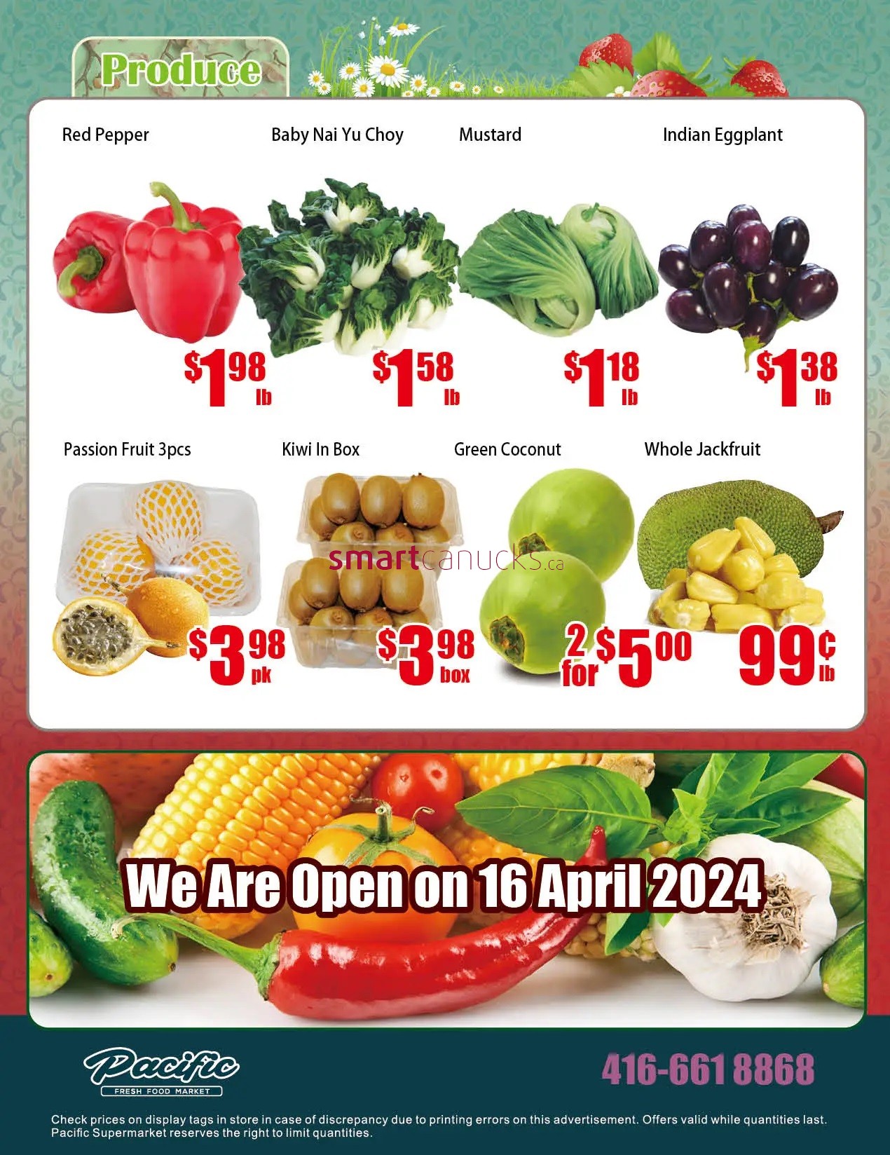 Pacific Fresh Food Market (North York) Flyer April 12 to 18