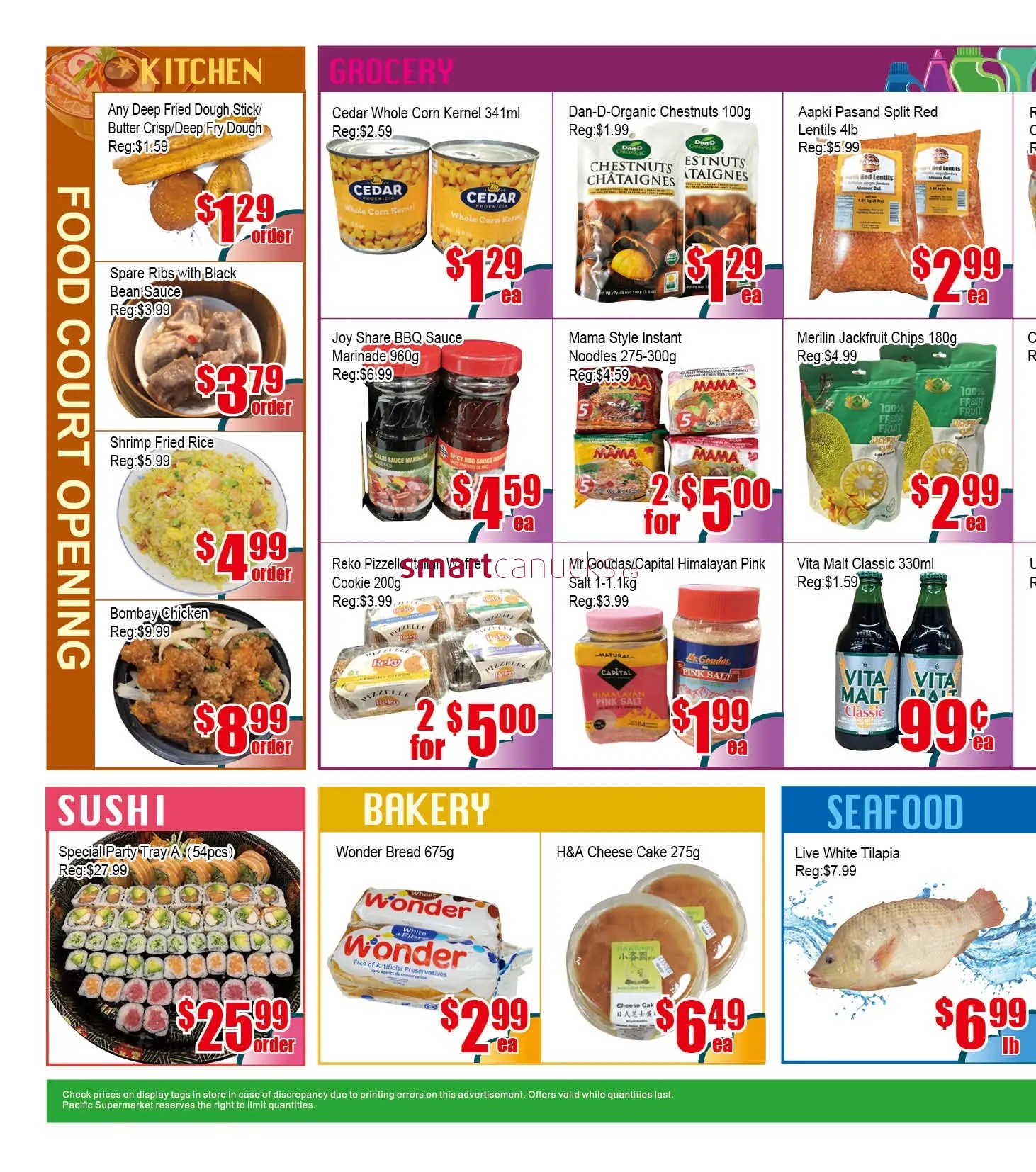 Pacific Fresh Food Market (Pickering) Flyer April 12 to 18