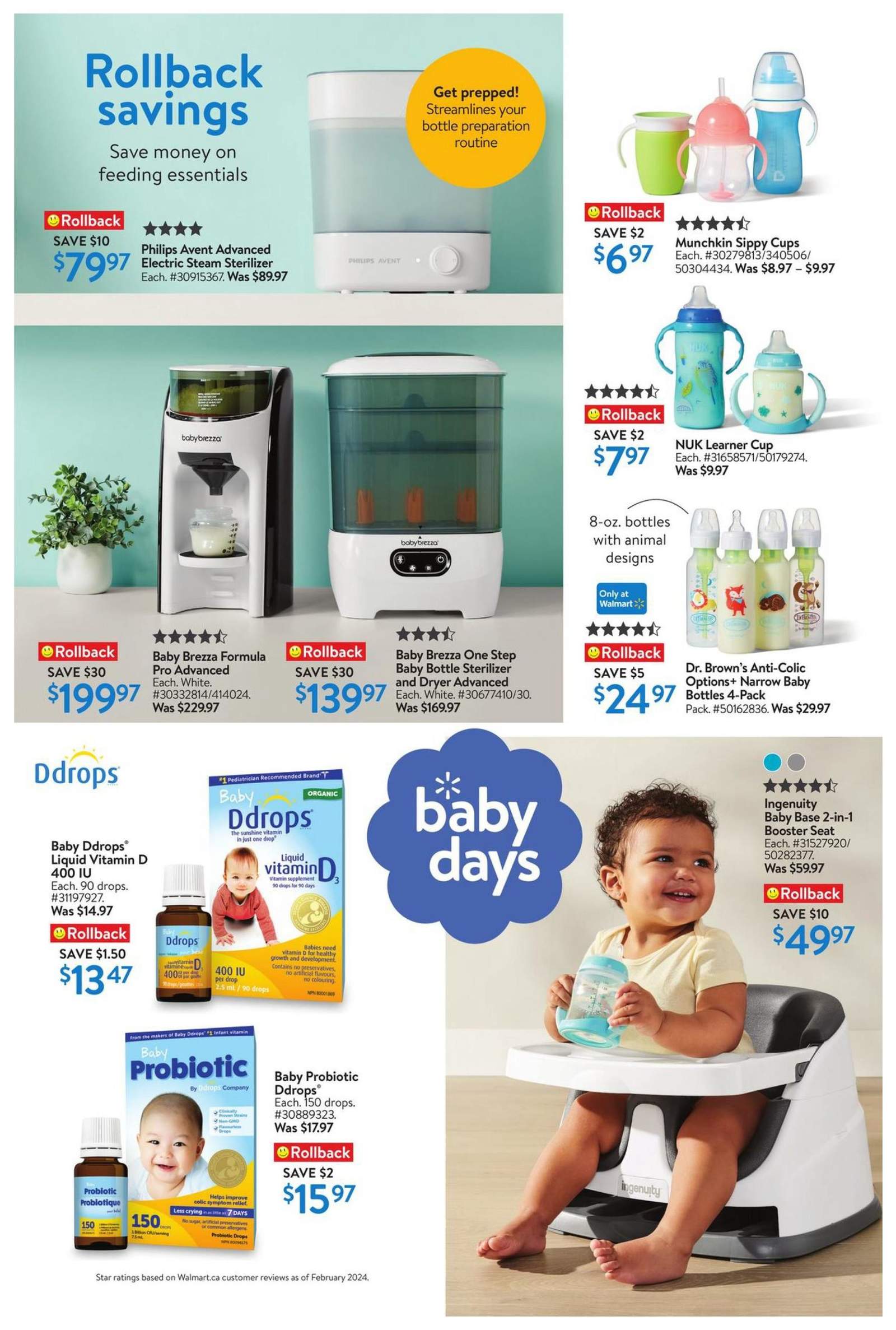 Walmart Baby Days Flyer April 18 to May 1