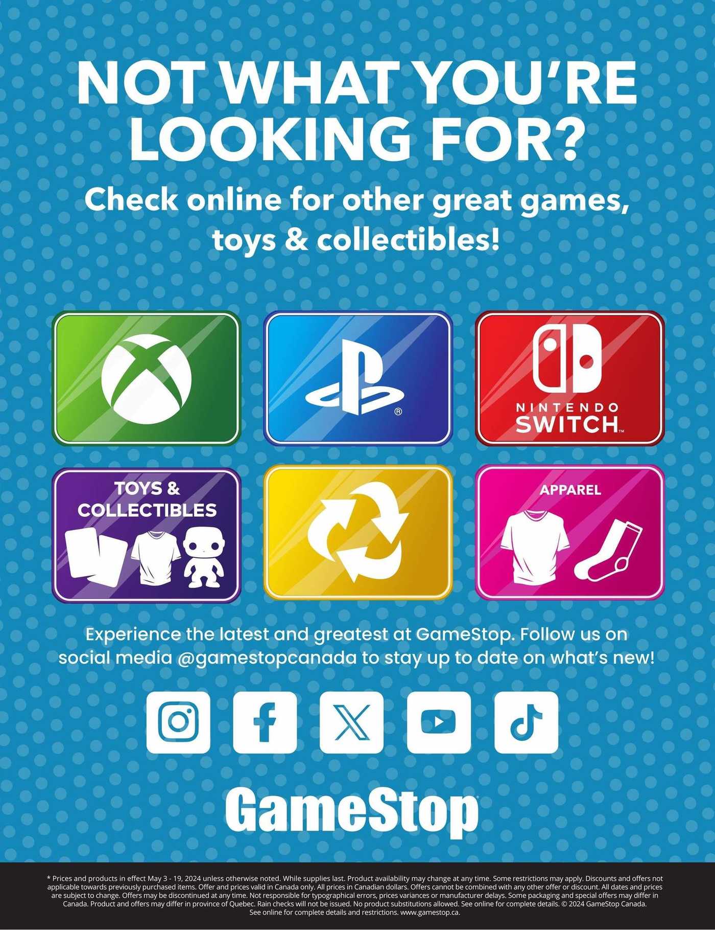 GameStop Flyer May 3 to 19