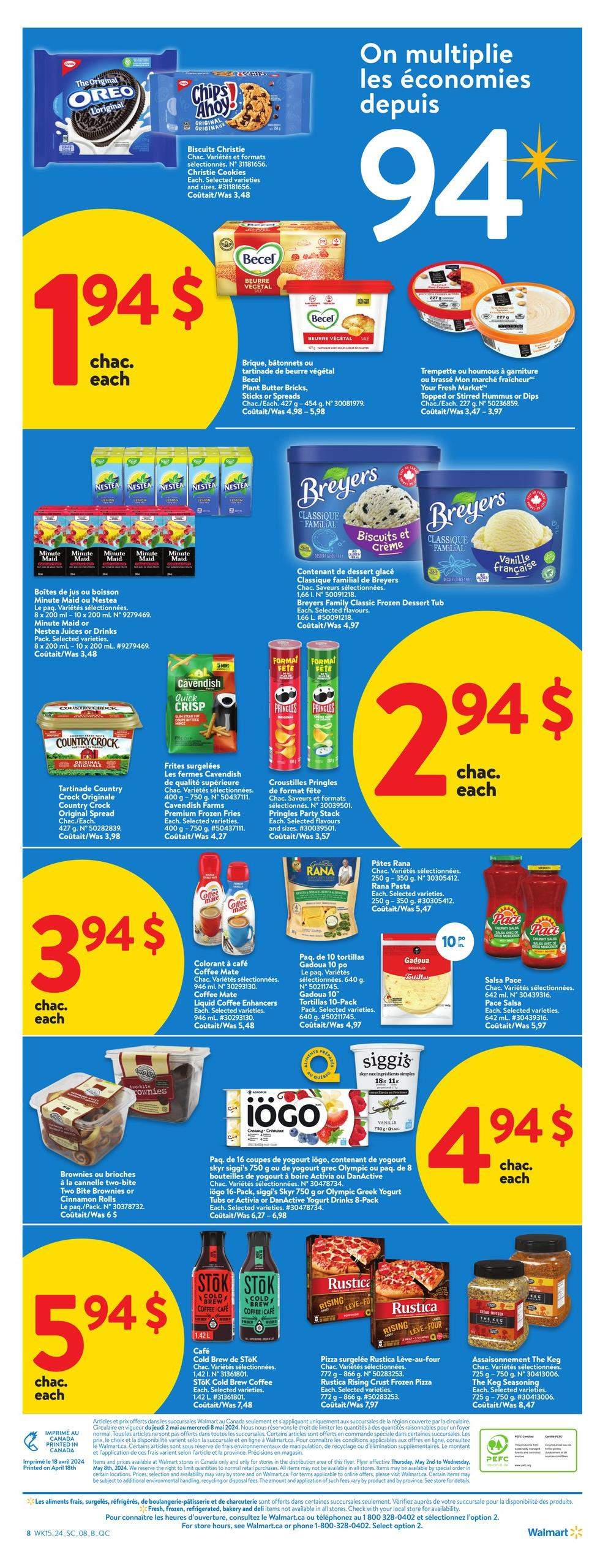 Walmart (QC) Flyer May 2 to 8