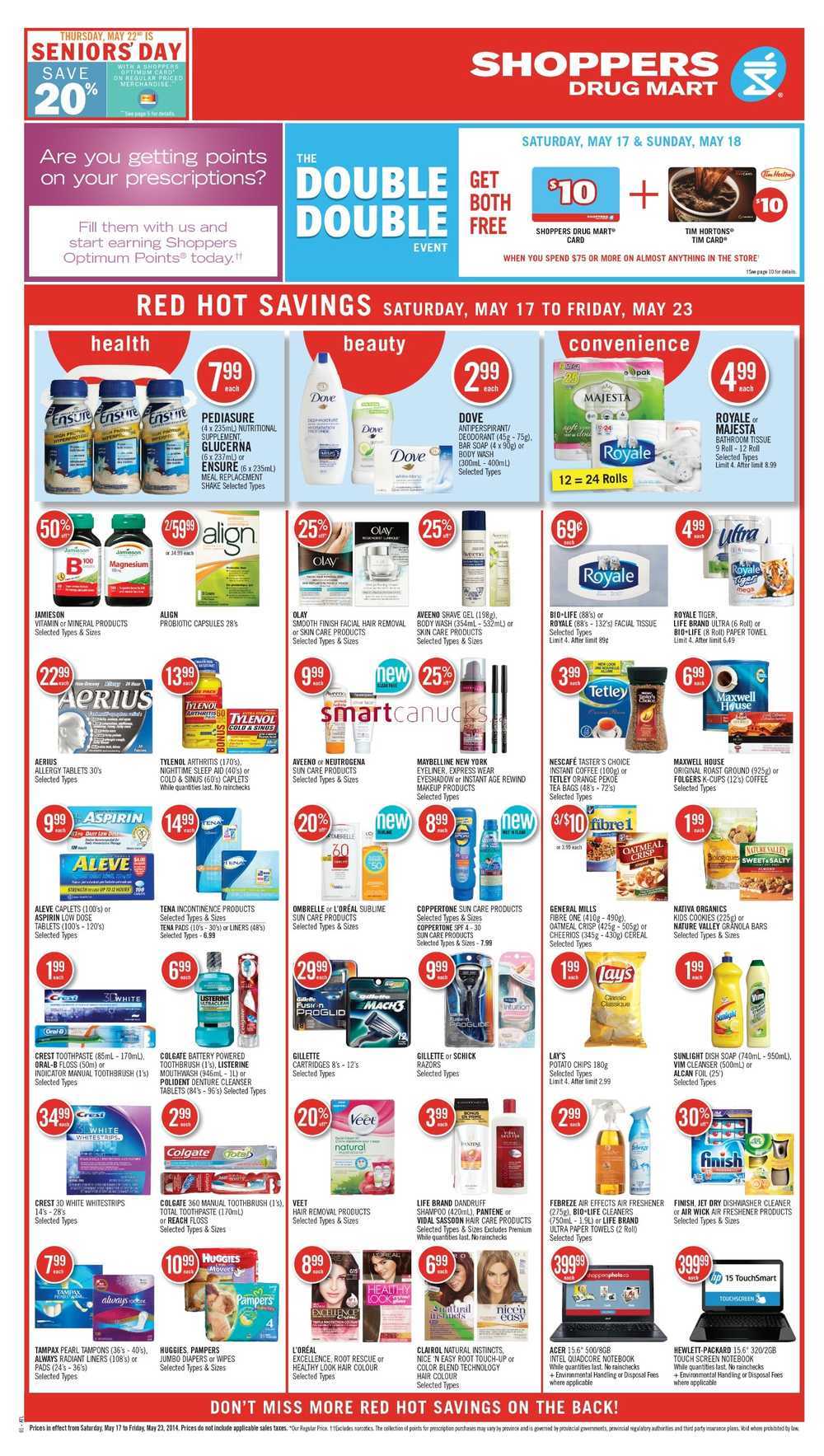 Shoppers Drug Mart (Atlantic) flyer May 17 to 23