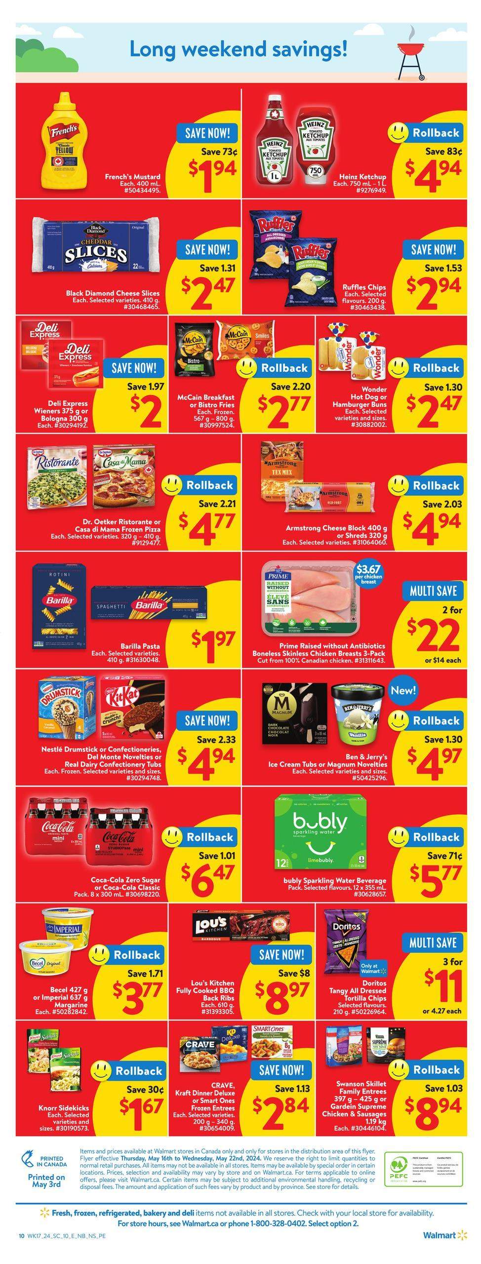 Walmart (Atlantic) Flyer May 16 to 22