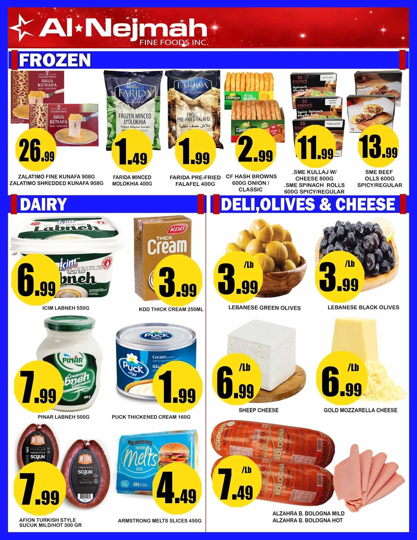 Alnejmah Fine Foods Inc. Flyer May 17 to 23