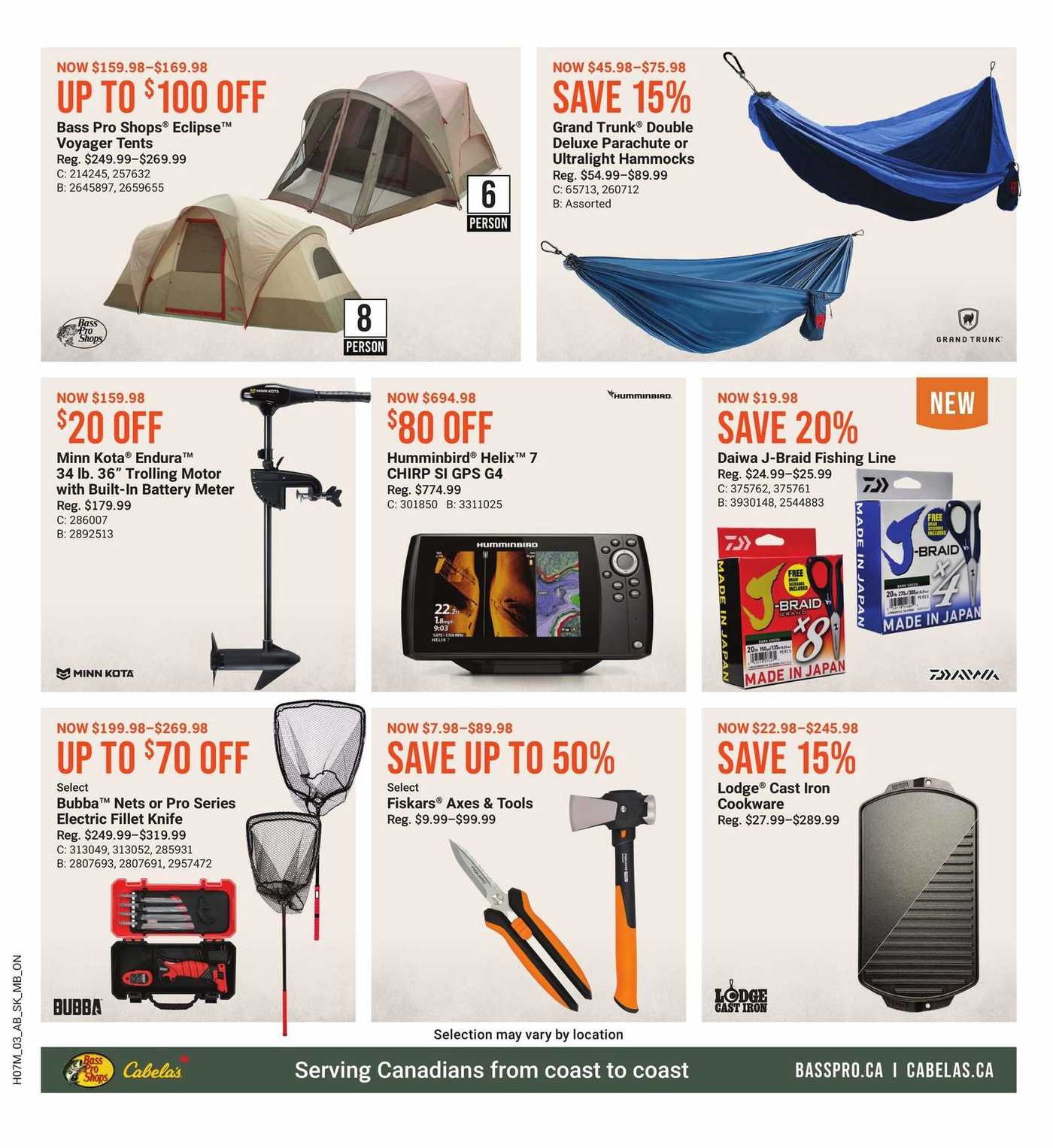 Cabela's $20 Off $150 Purchase