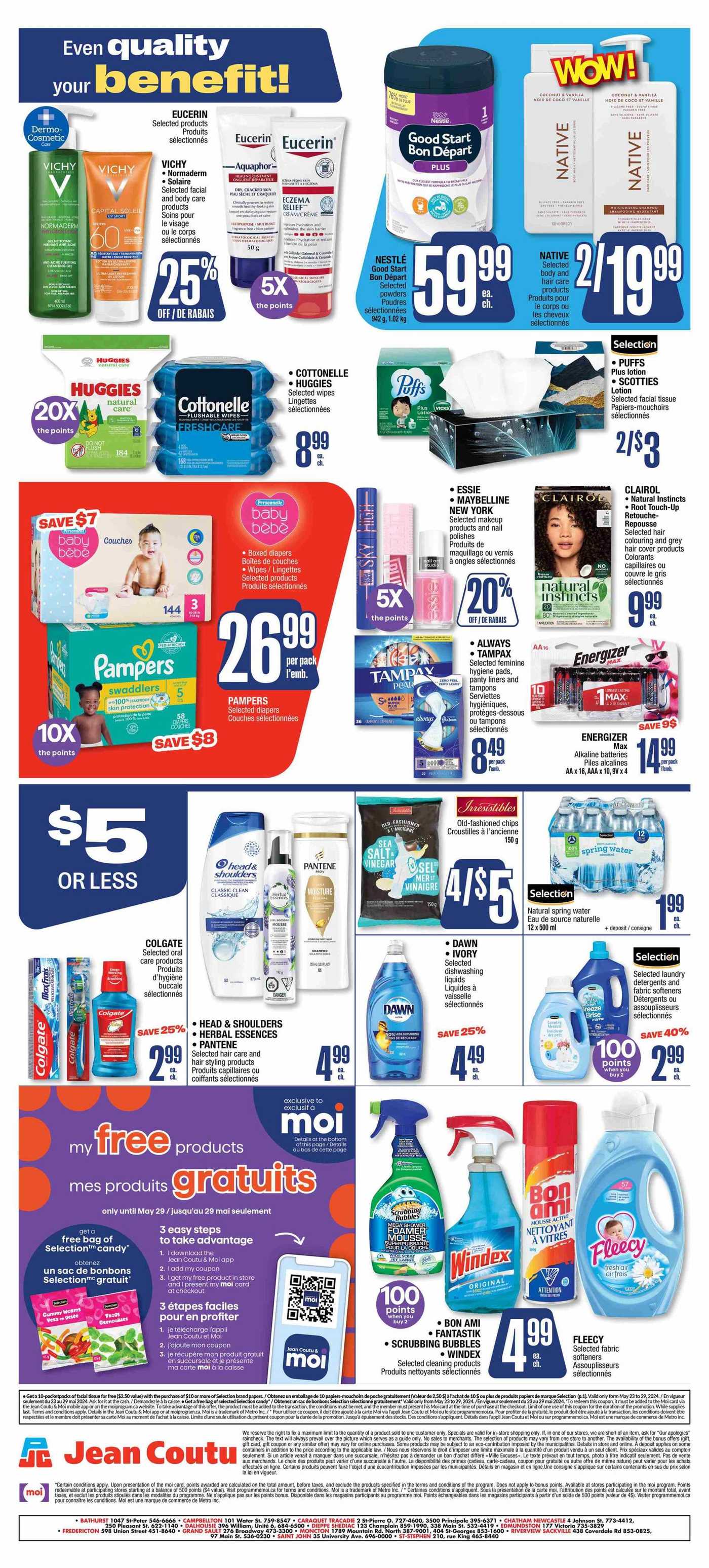 Jean Coutu (NB) Flyer May 23 to 29