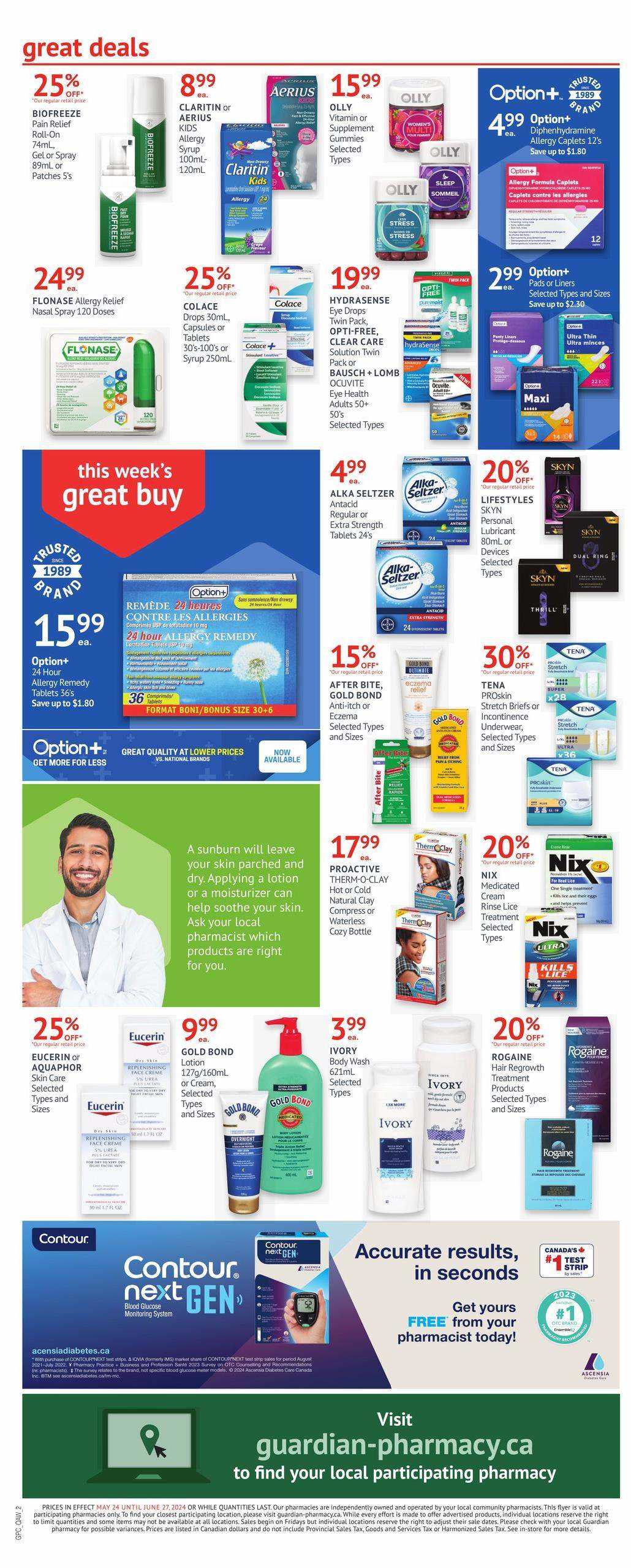 Guardian Pharmacy Monthly Flyer May 24 to June 27