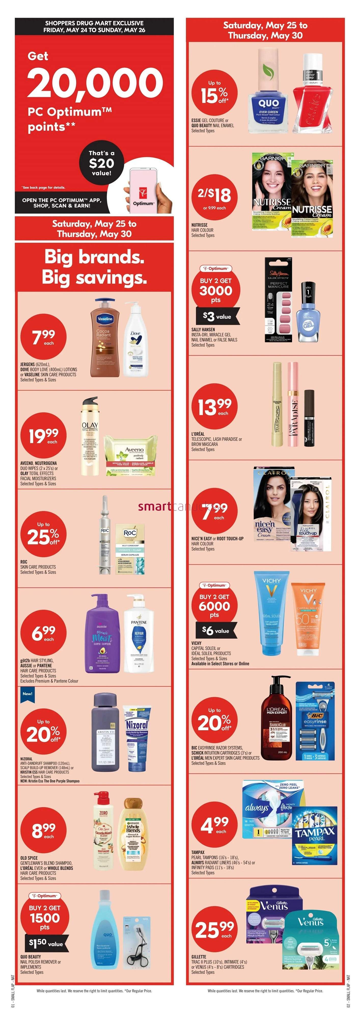 Shoppers Drug Mart (West) Flyer May 25 to 30