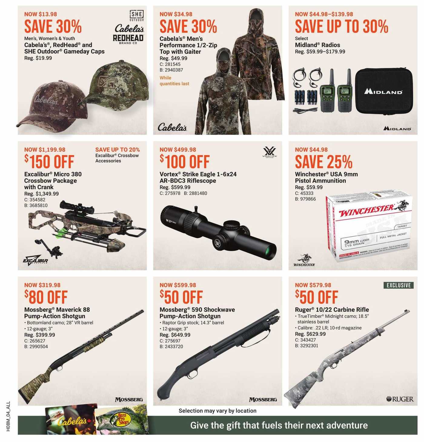 Cabela's Flyer May 24 to 26