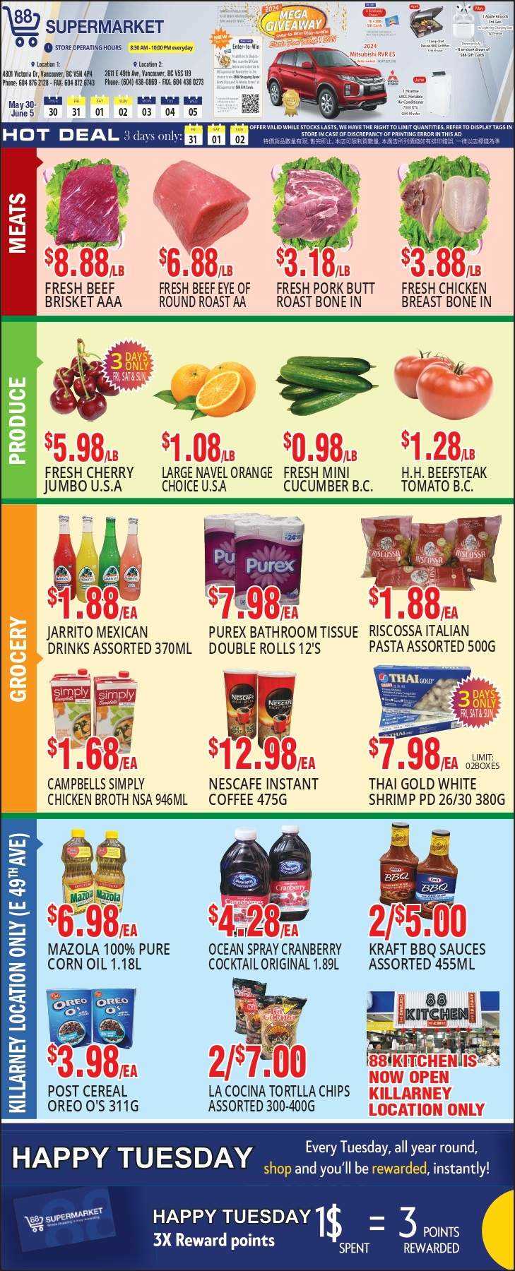 88 Supermarket Flyer May 30 to June 5