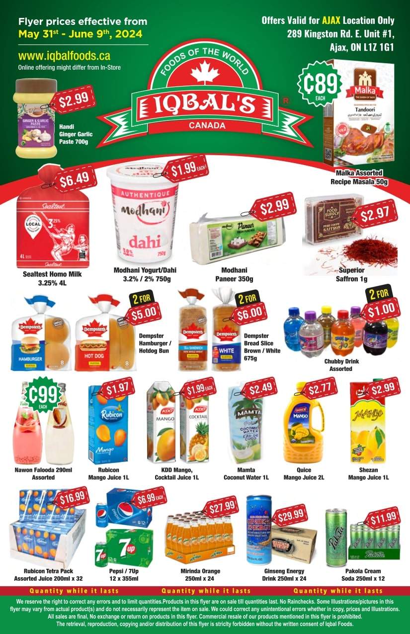 Iqbal Foods Canada Flyers