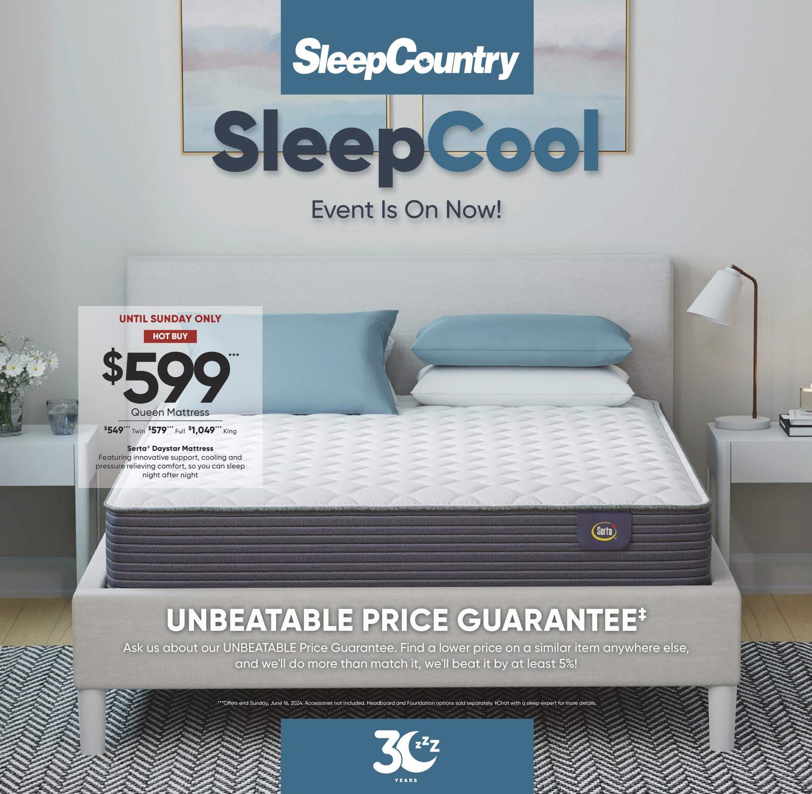 Sleep Country Flyer June 10 to 16