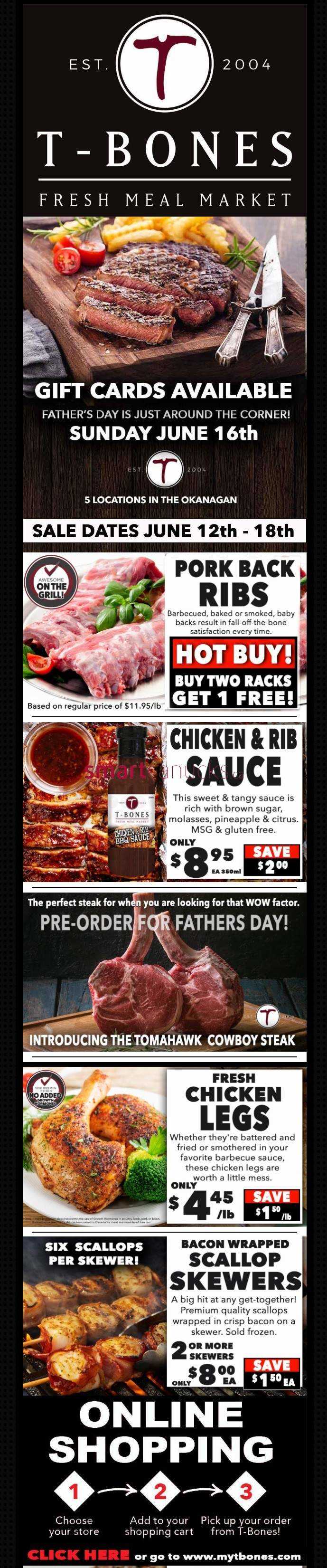 T-Bone's Flyer June 12 to 18