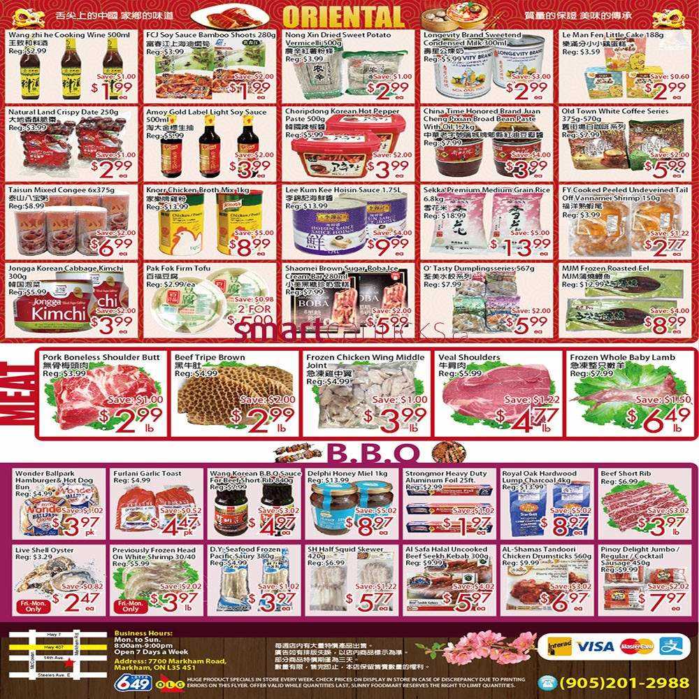 Sunny Foodmart (Markham) Flyer June 14 to 20