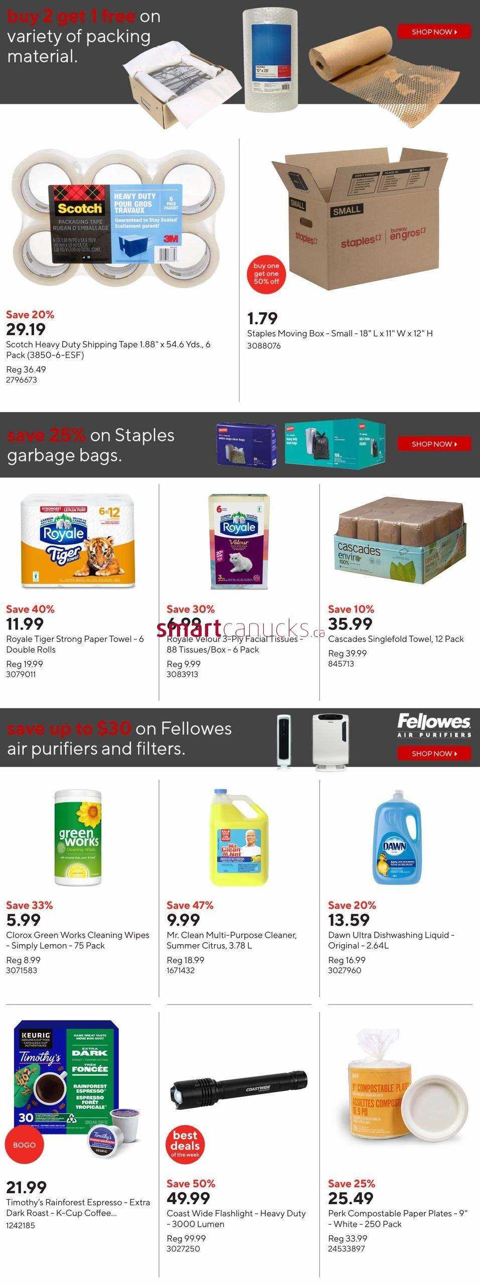 Staples Red Dot Savings Flyer June 19 to 25