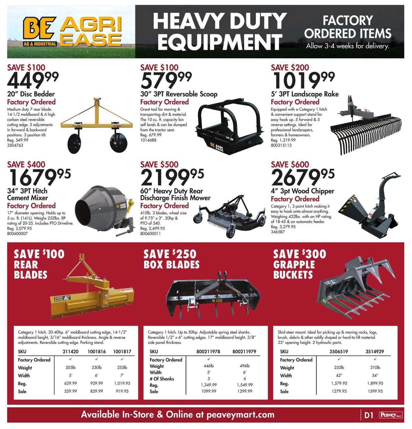 Peavey Mart Flyer June 27 to July 4