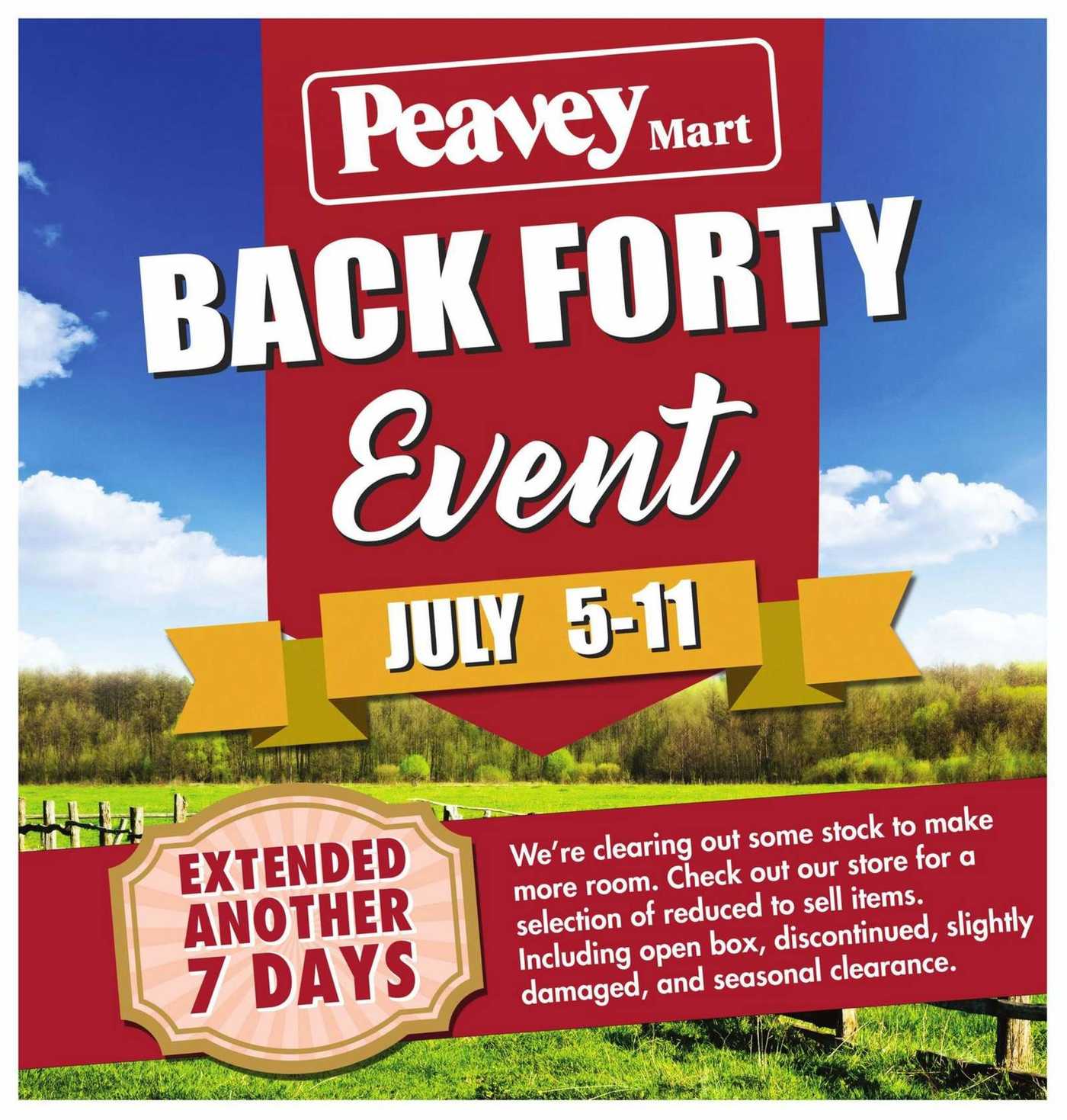 Peavey Mart Flyer July 5 to 11