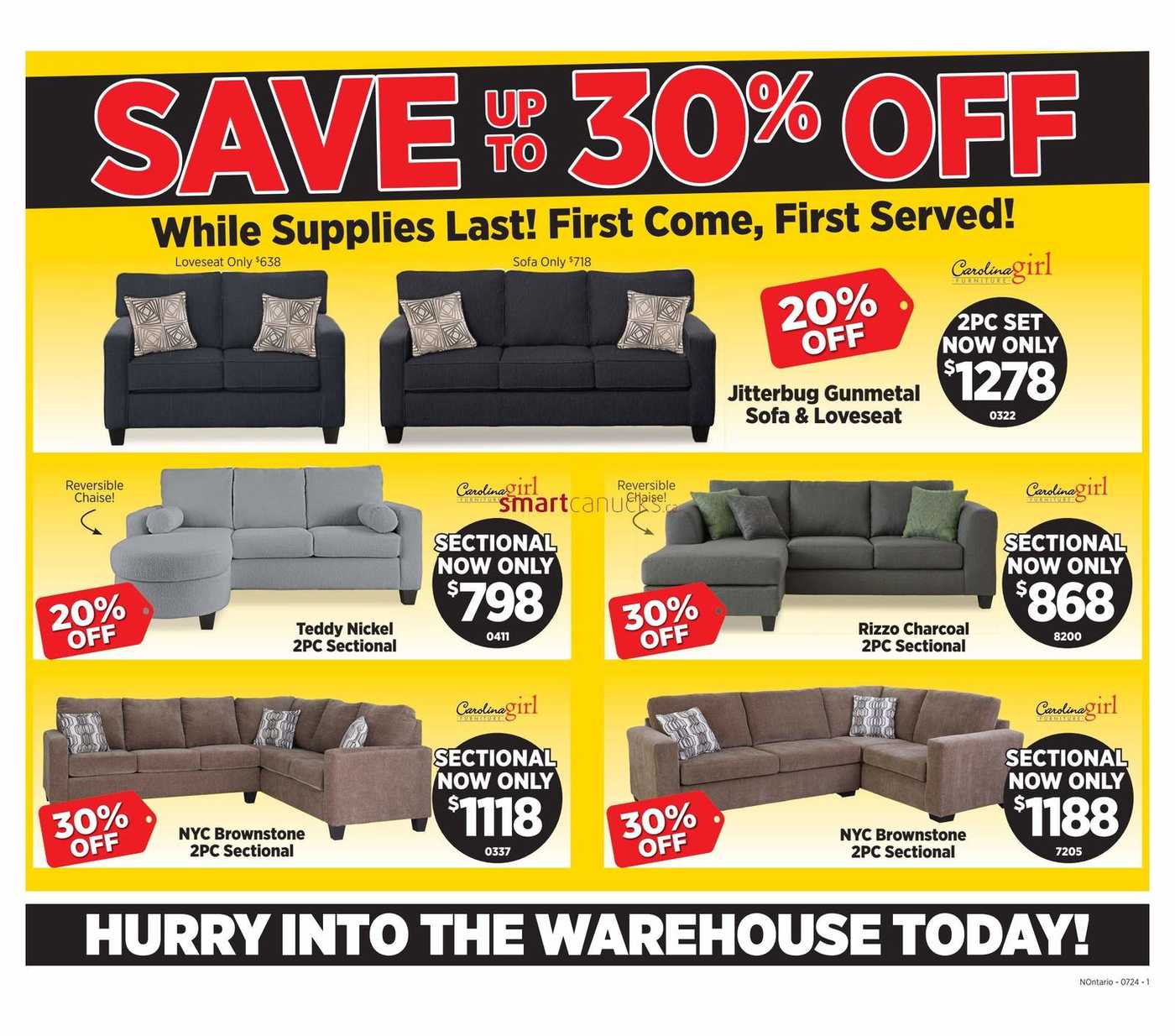 Surplus Furniture & Mattress Warehouse (Thunder Bay) Flyer July 2 to 7