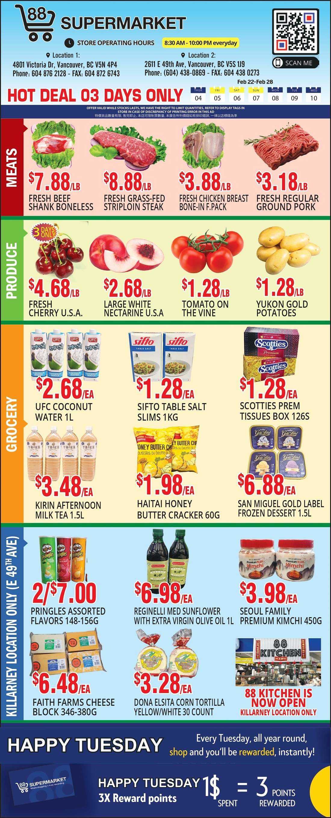 88 Supermarket Flyer July 4 to 10