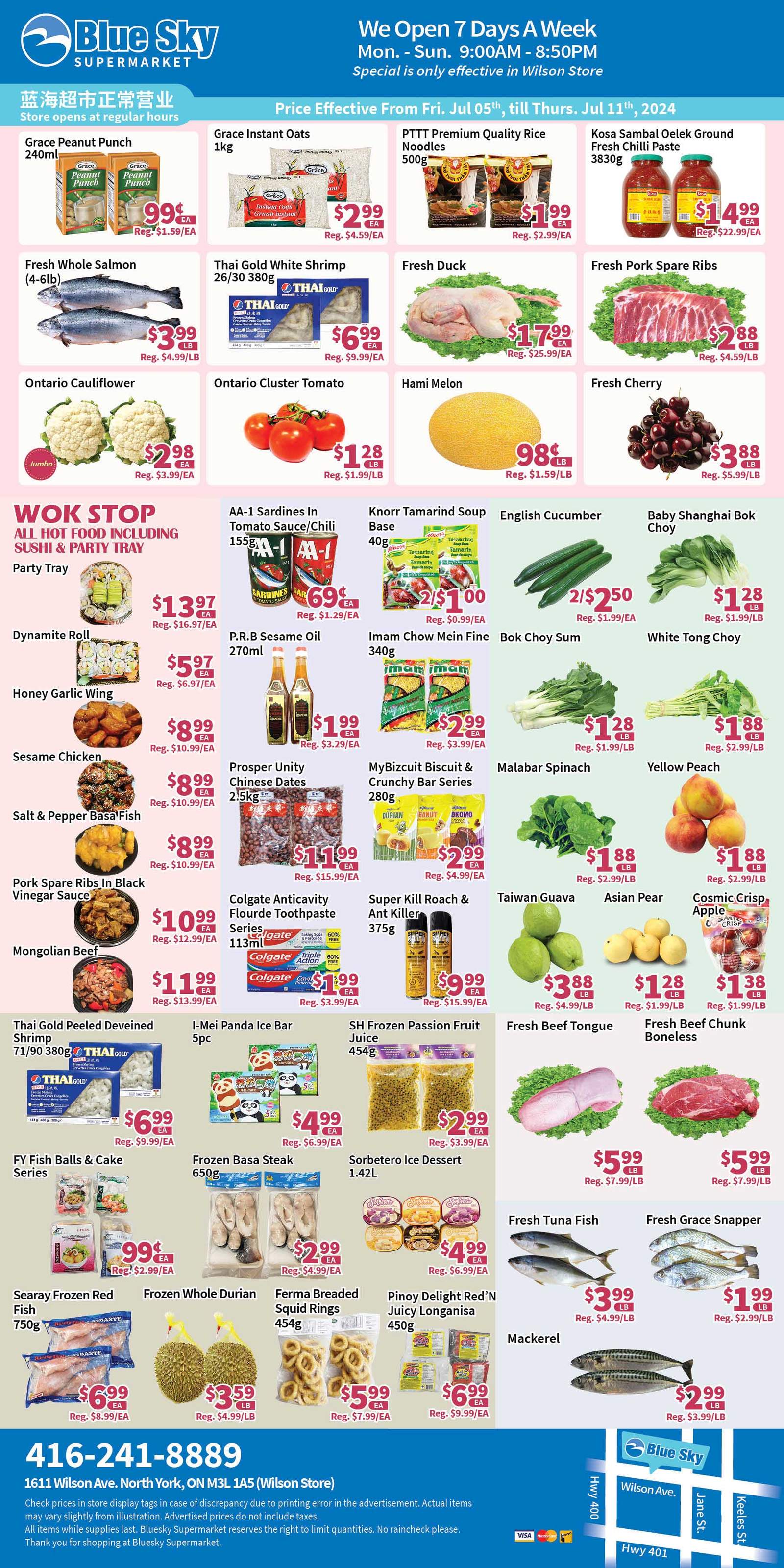 Blue Sky Supermarket Canada Flyers