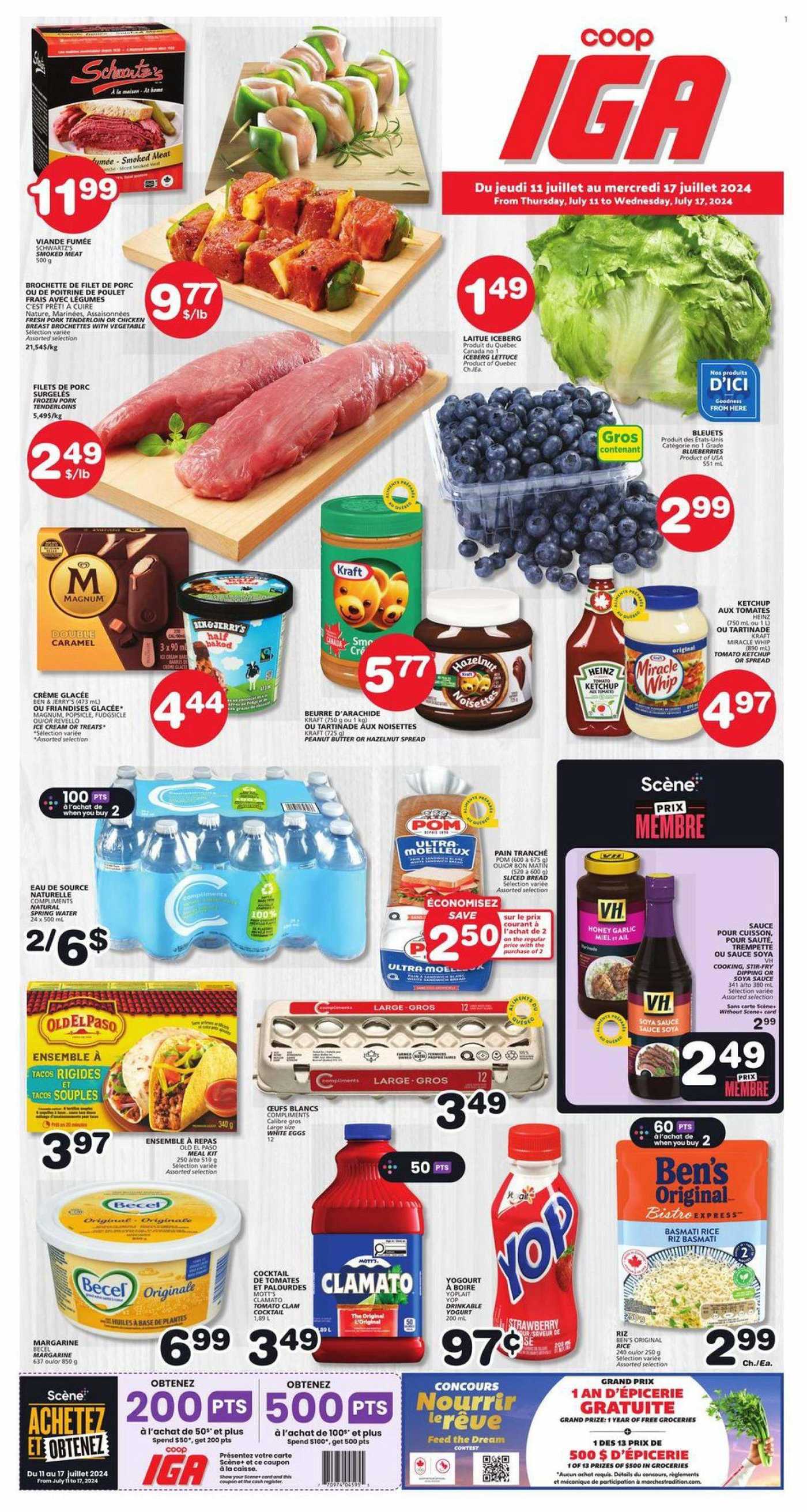 Coop IGA Flyer July 11 to 17