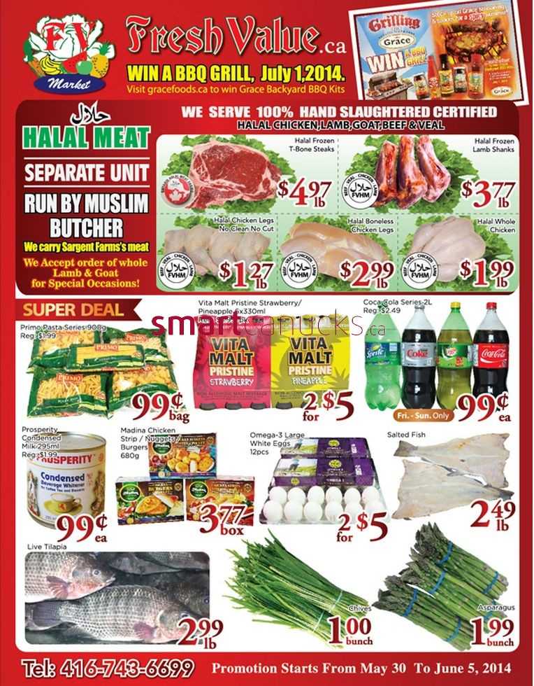 Fresh Value Supermarket flyer May 30 to June 5