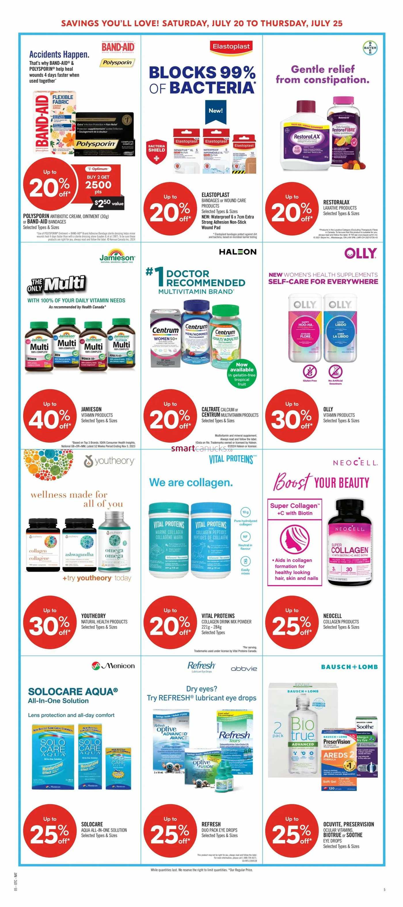 Shoppers Drug Mart (ON) Flyer July 20 to 25