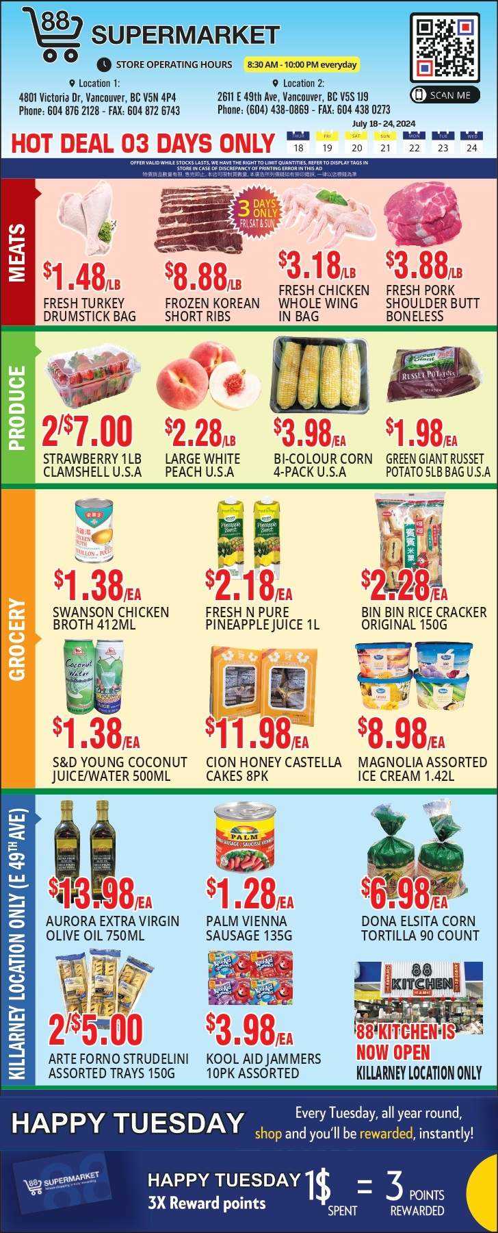 88 Supermarket Flyer July 18 to 24