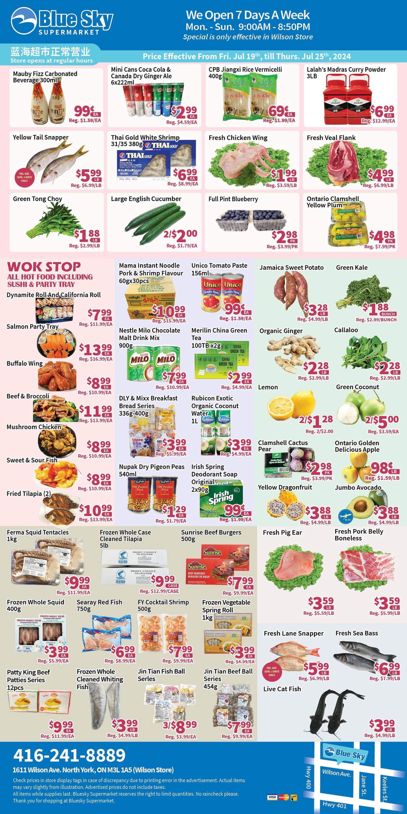 Blue Sky Supermarket Canada Flyers