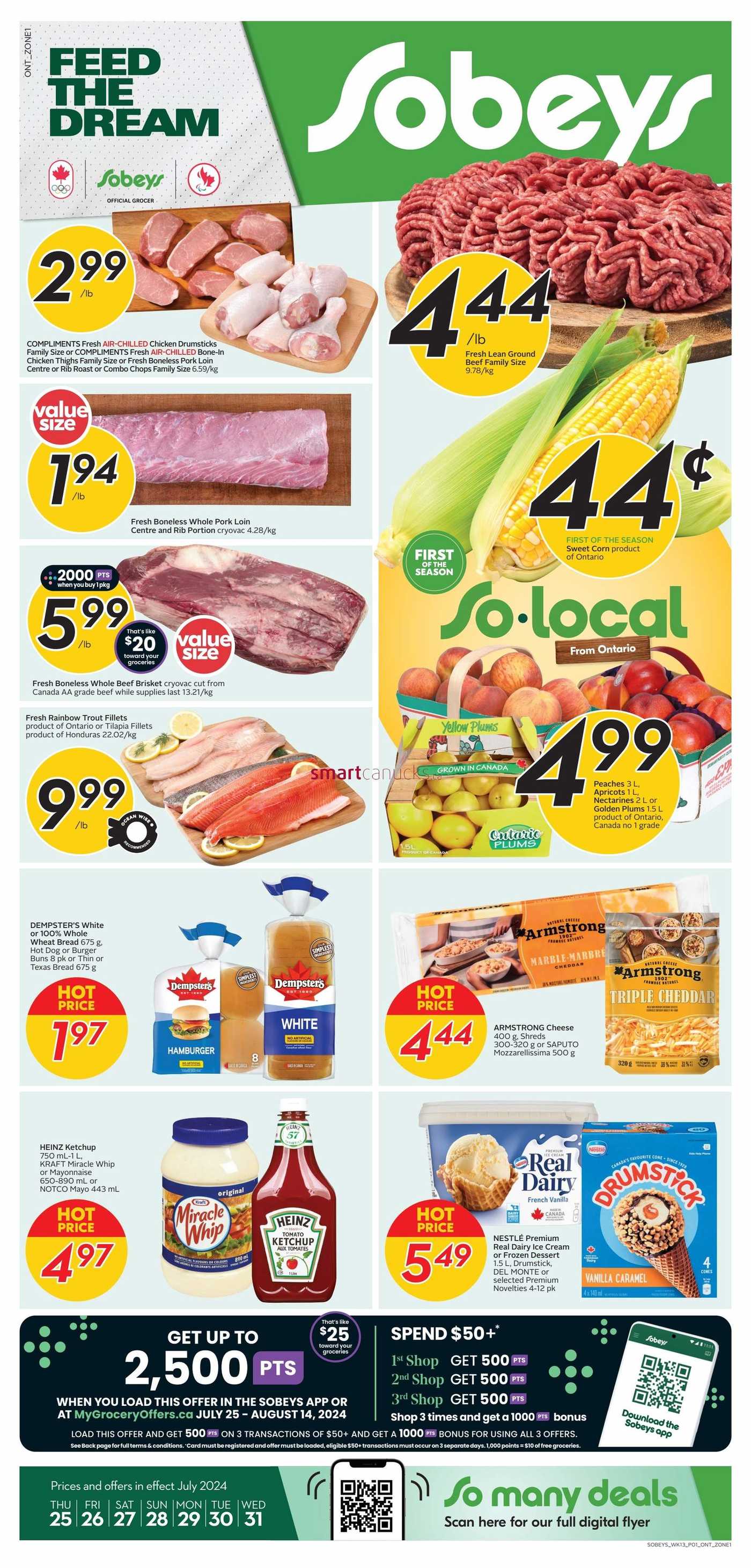 Sobeys (ON) Flyer July 25 to 31