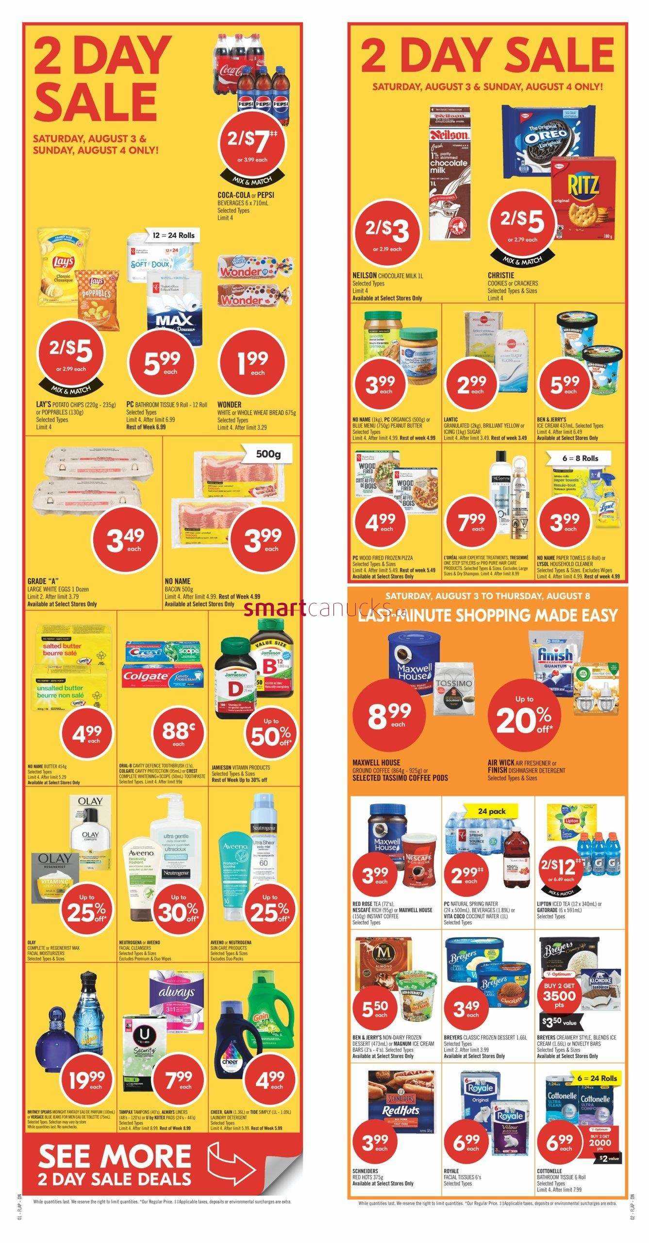 Shoppers Drug Mart (ON) Flyer August 3 to 8