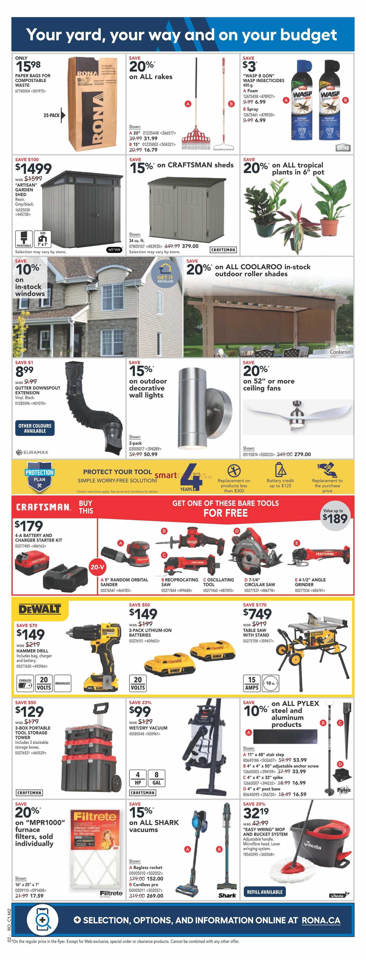 Rona & Rona+ (ON) Flyer August 8 to 14