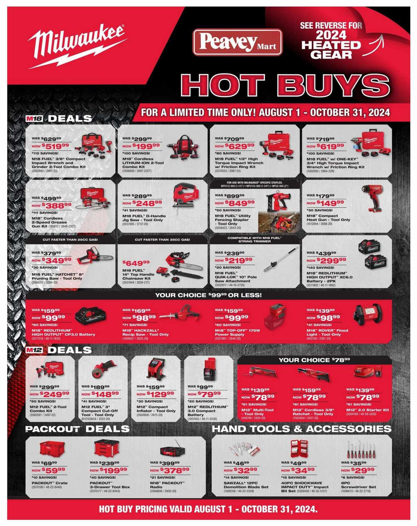 Peavey Mart Flyer August 16 to 22