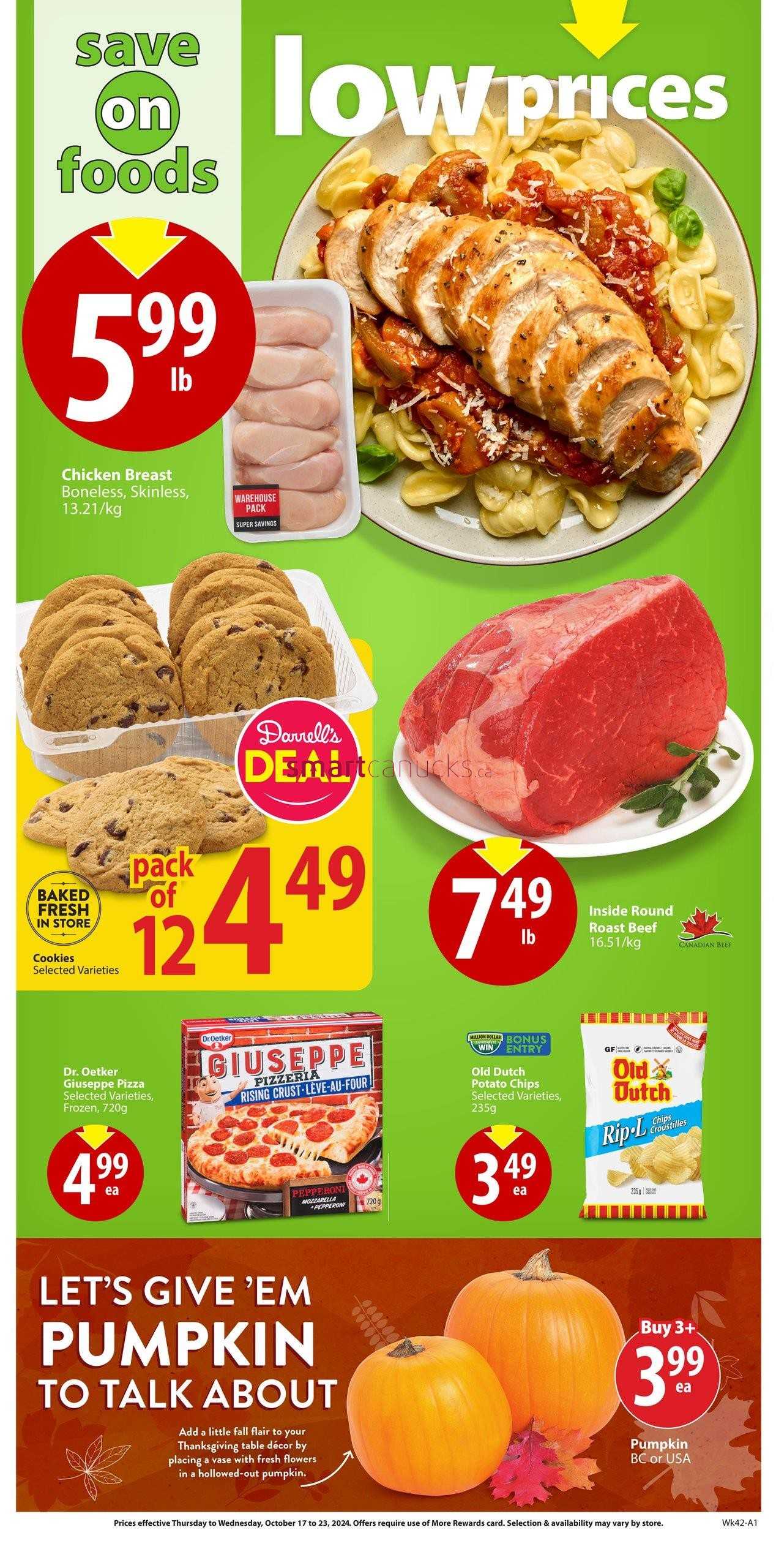 Save On Foods (BC) Flyer October 17 to 23