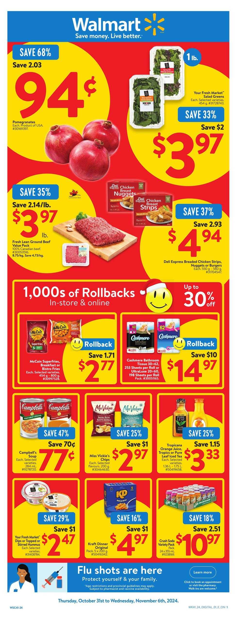 Walmart (ON) Flyer October 31 to November 6