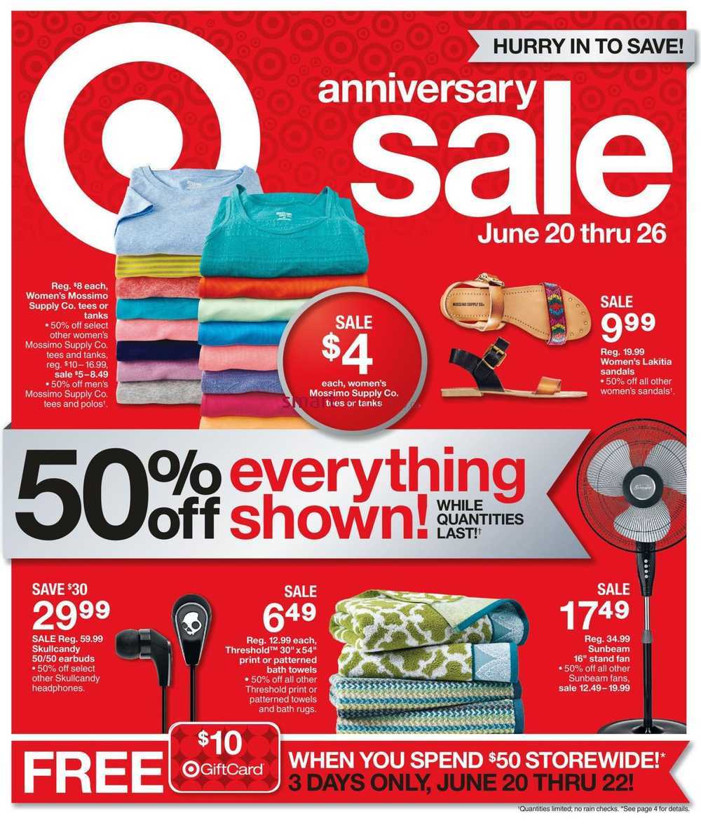 Target (ON) Anniversary Sale flyer June 20 to 26