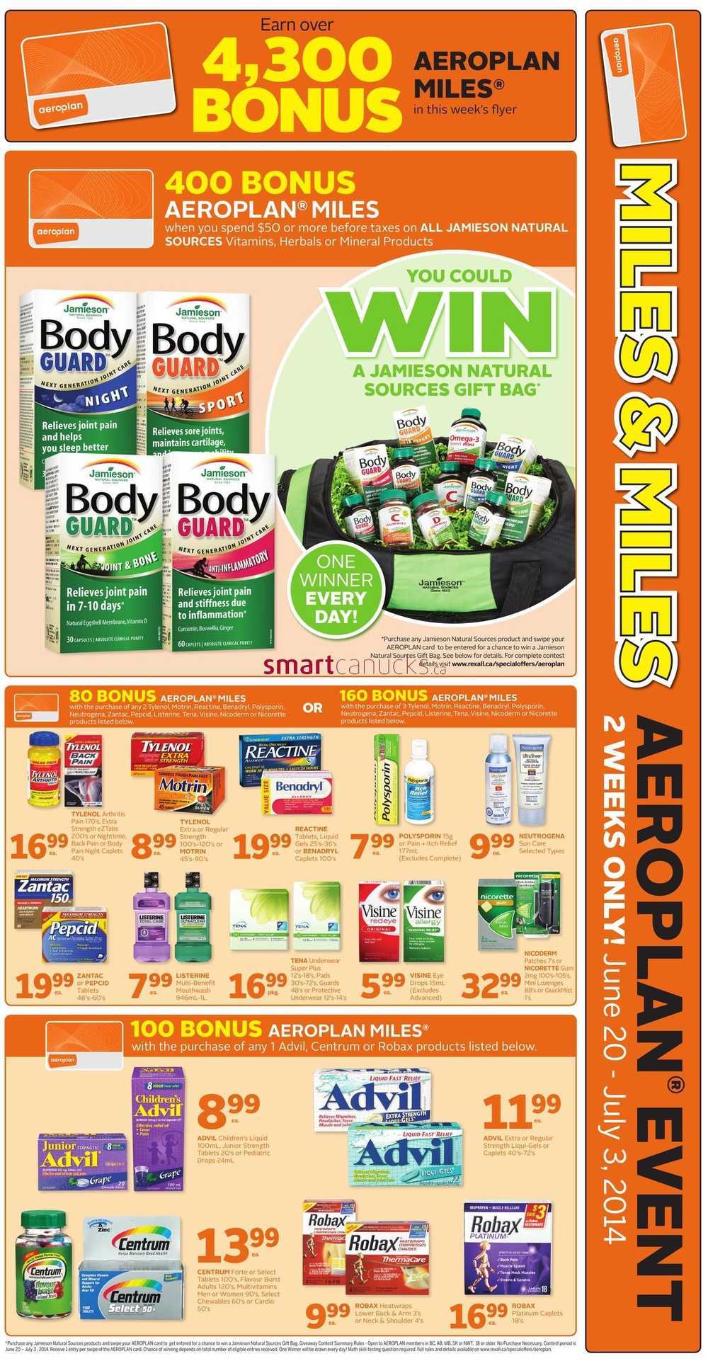 Rexall (West) flyer June 20 to 26