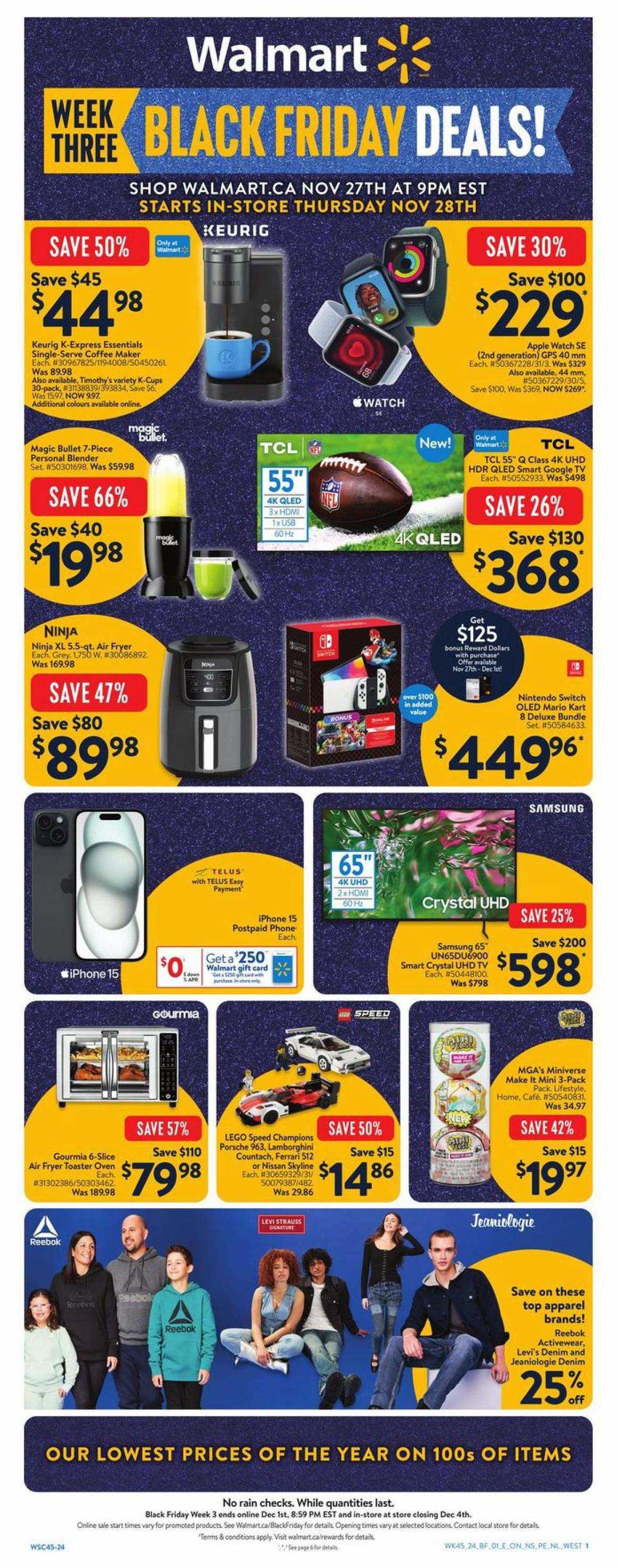 Walmart ON Black Friday Flyer November 28 To December 4 Walmart ON Black Friday Flyer November 28 To December 4