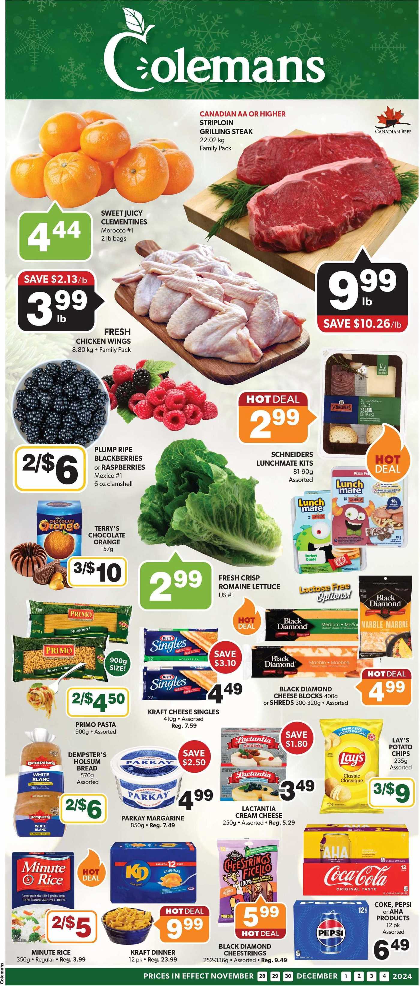 Coleman's Flyer November 28 to December 4