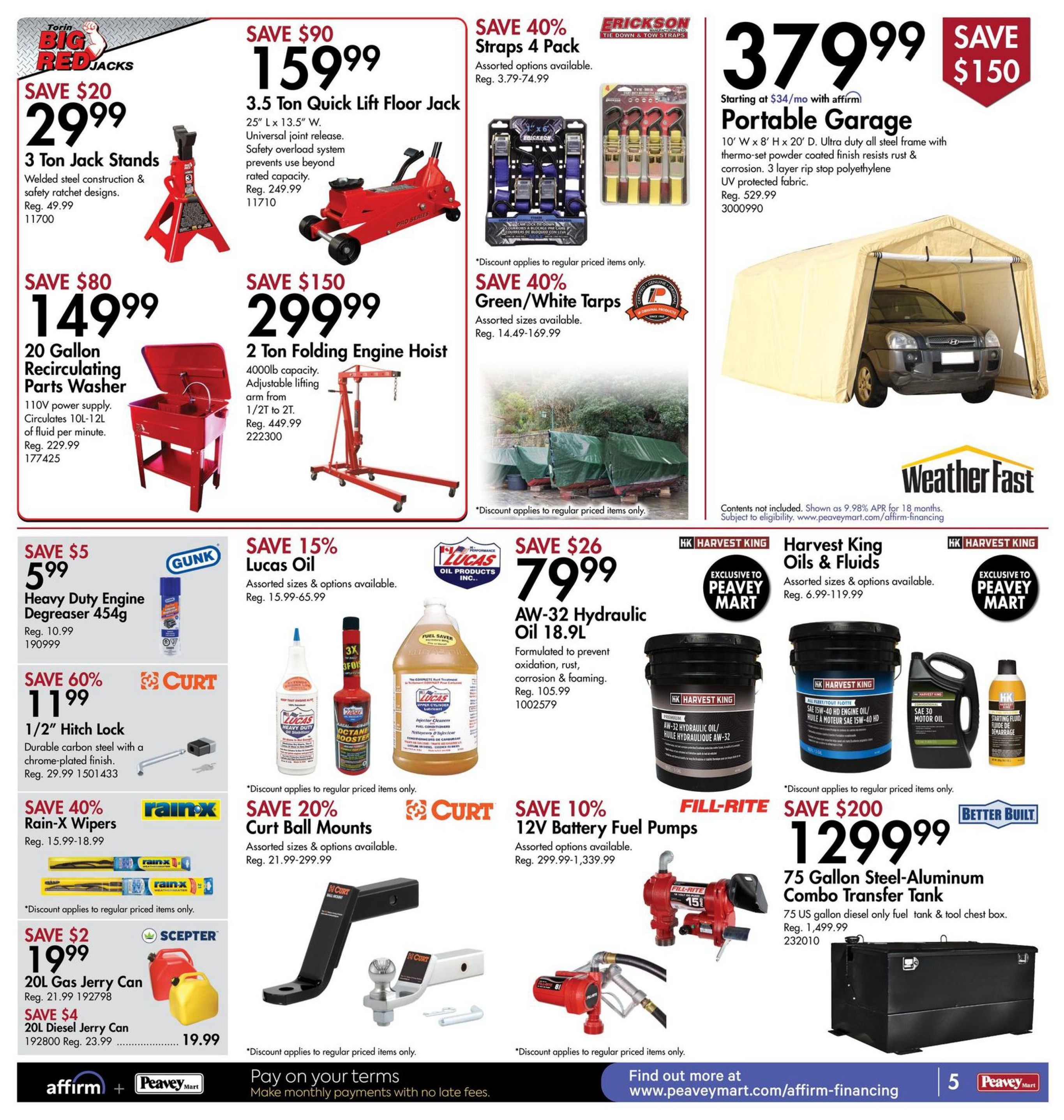 Peavey Mart Flyer January 23 to February 2