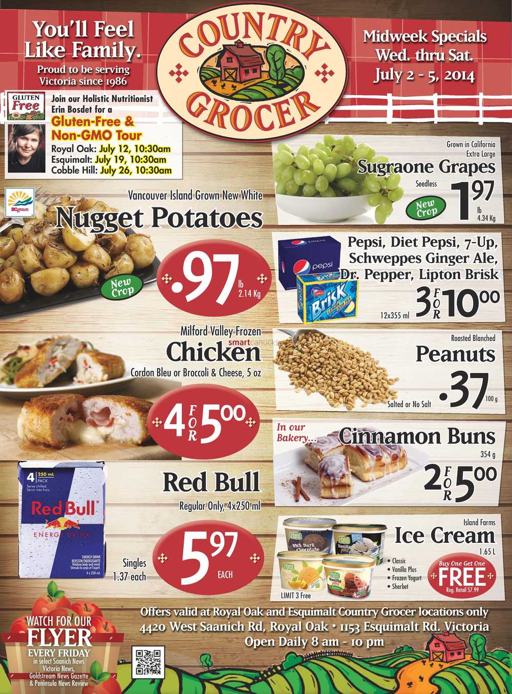 Country Grocer Mid Week Specials Flyer July 2 To 5