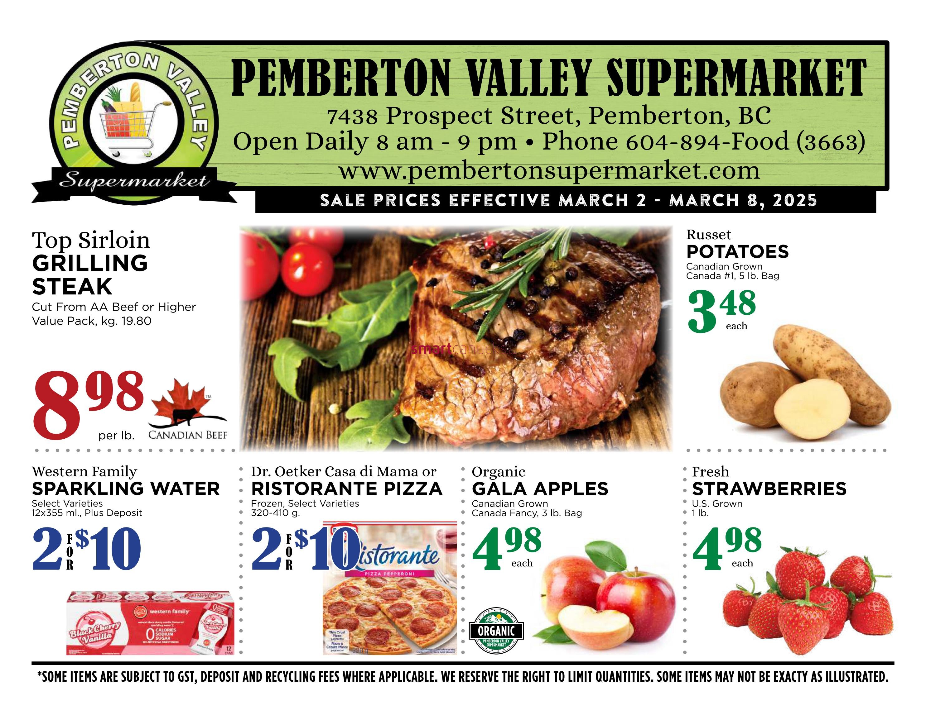 Pemberton Valley Supermarket Flyer March 2 to 8