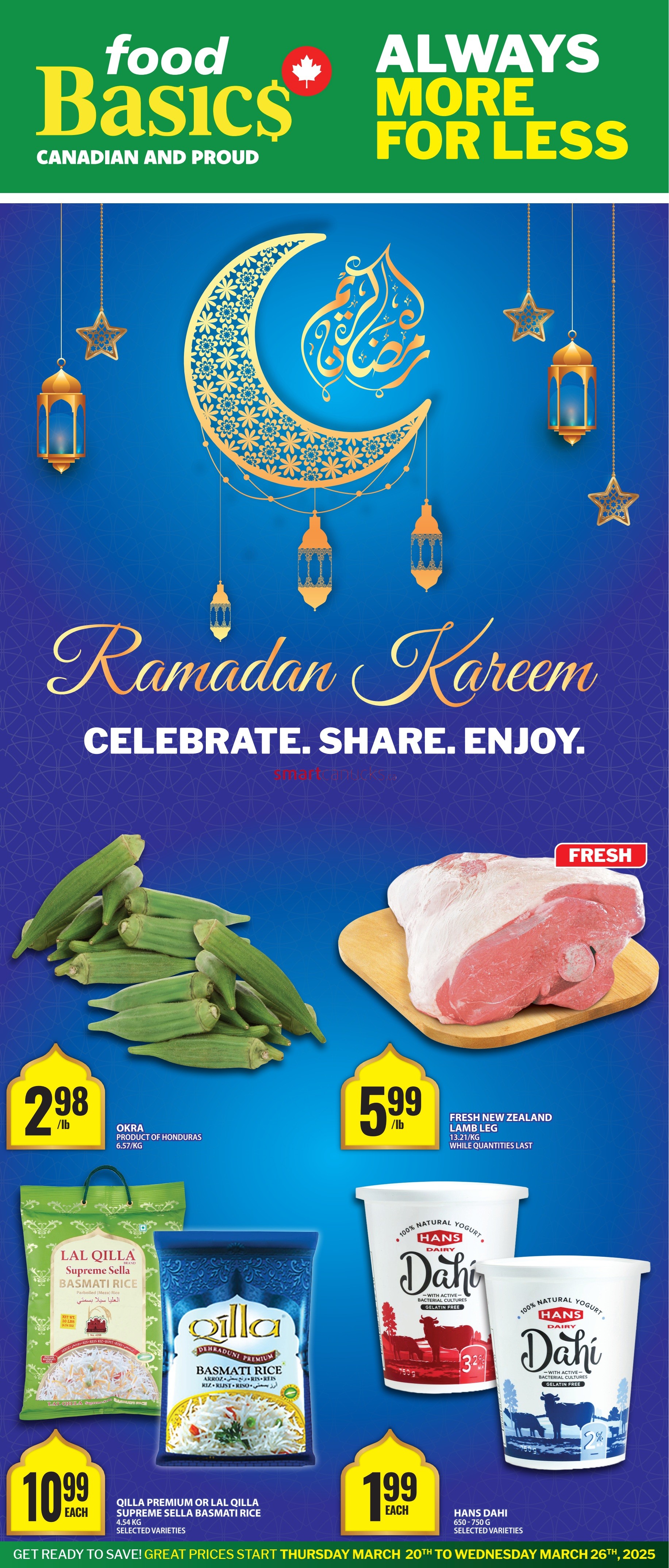 Food Basics Ramadan Flyer March 20 to 26